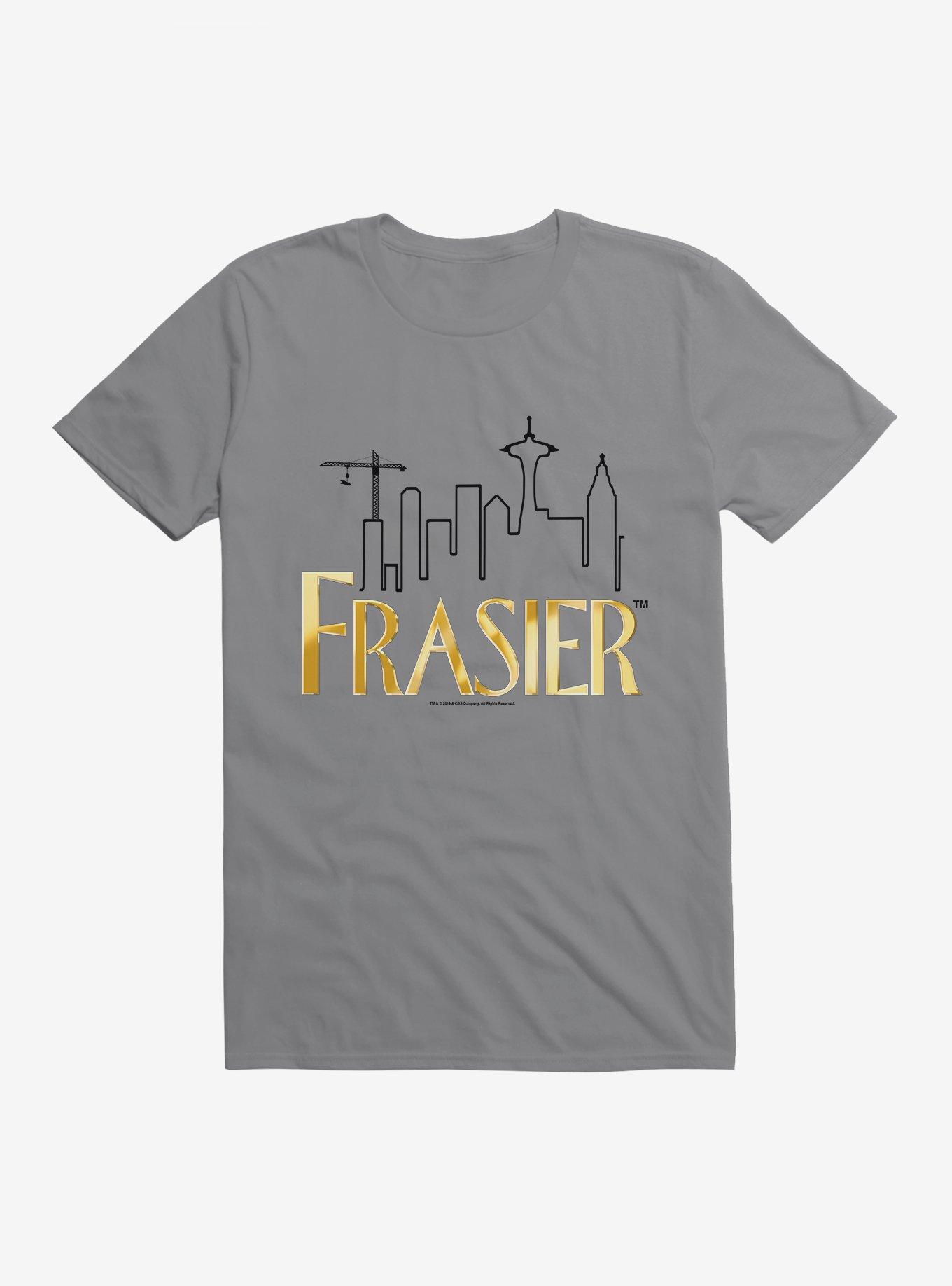 Frasier Gold Logo Outline T-Shirt, STORM GREY, hi-res