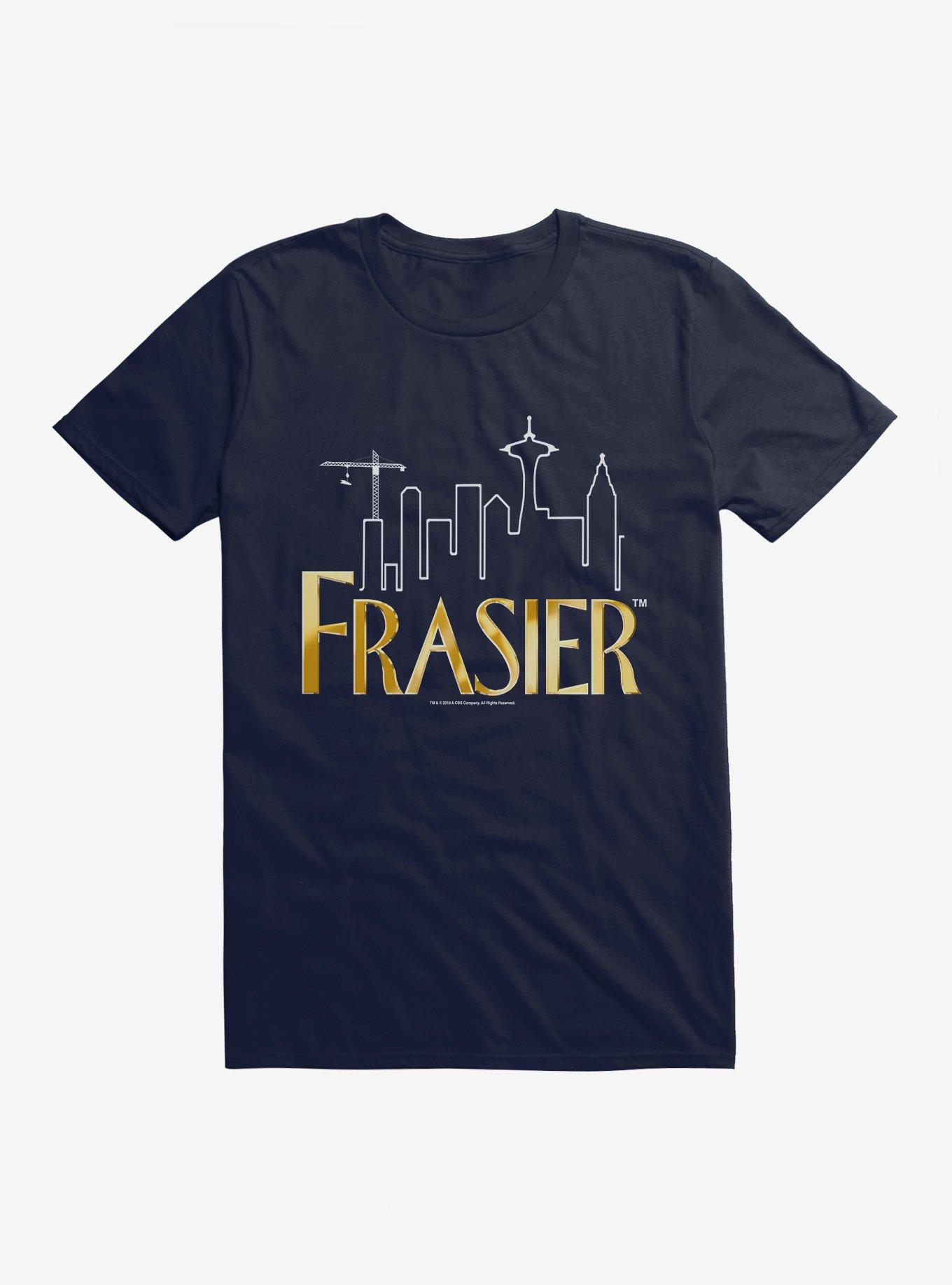 Frasier Gold Logo Outline T-Shirt, , hi-res