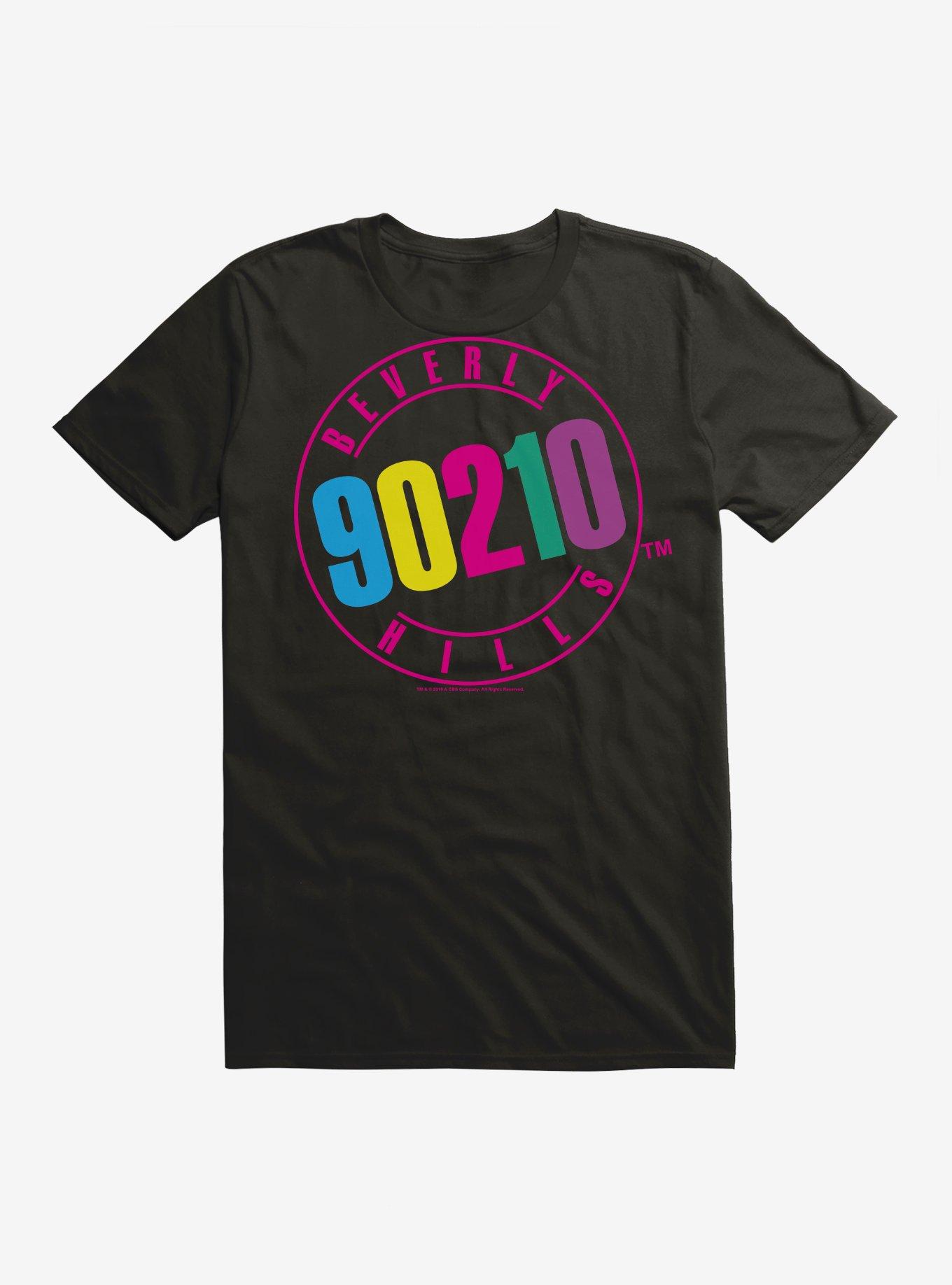 Beverly Hills 90210 Logo T-Shirt, BLACK, hi-res