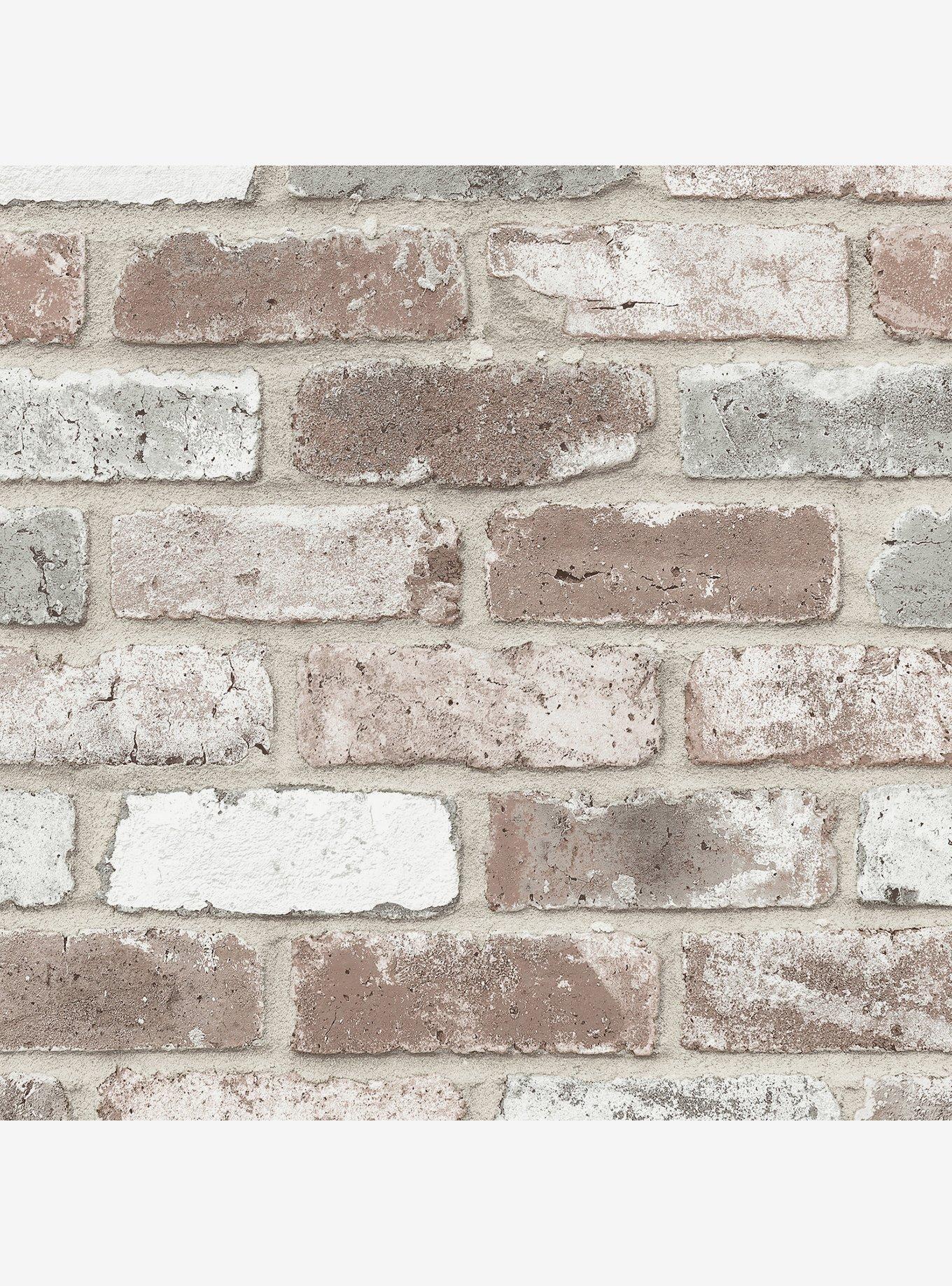 Reclaimed Brick Peel & Stick Wallpaper