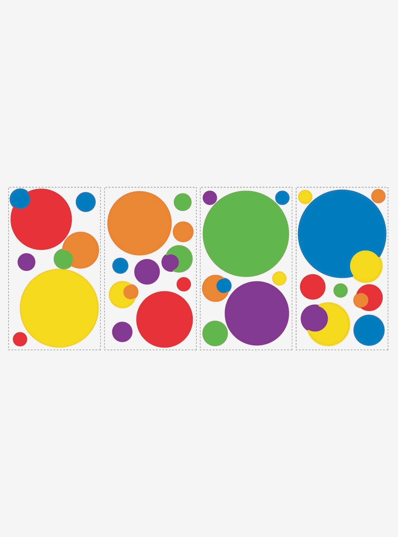 Just Dots Primary Wall Decals, , hi-res