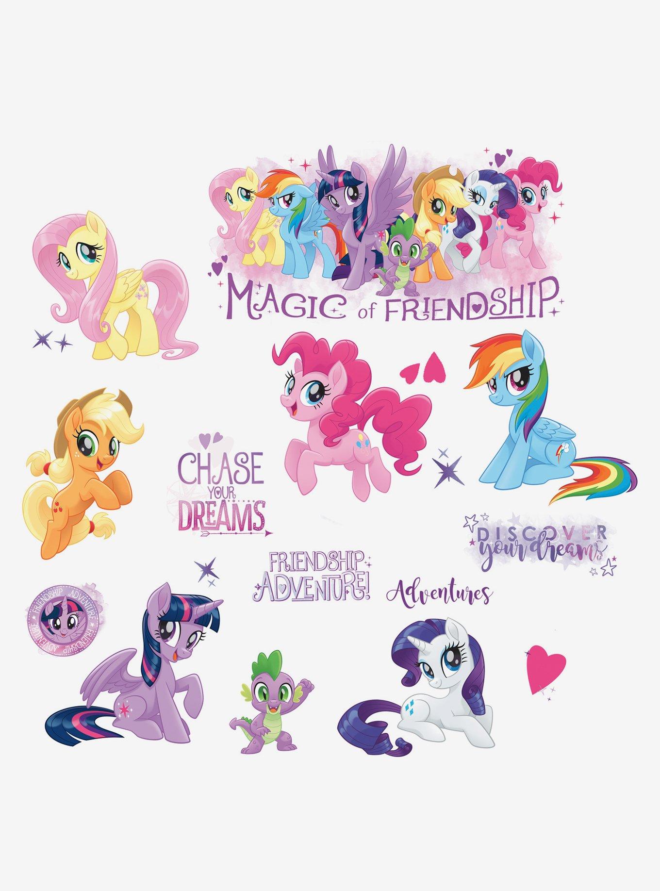 My Little Pony The Movie Wall Decals With Glitter, , hi-res