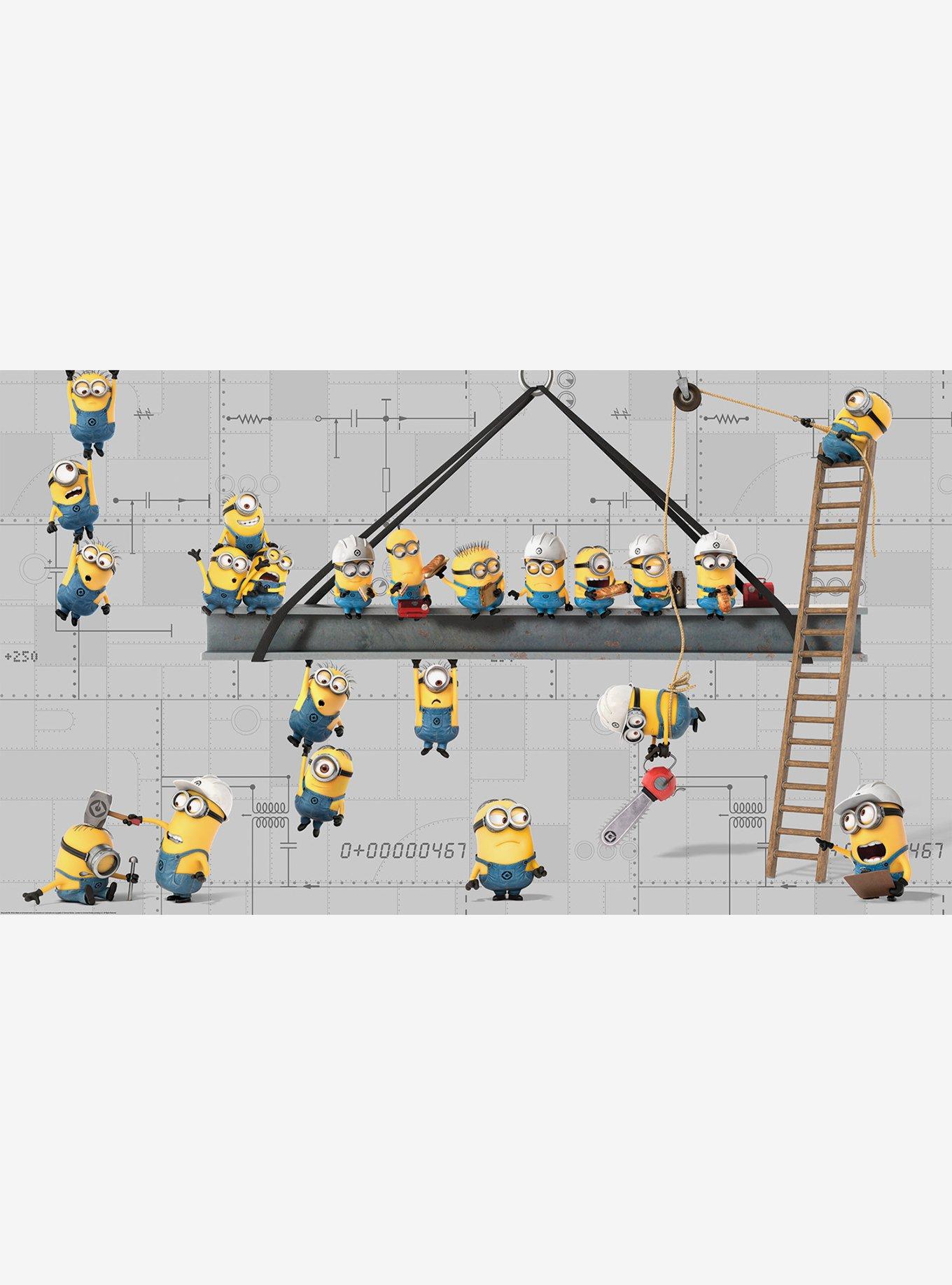 Despicable Me Yellow Minions At Work XL Wall Mural, , hi-res