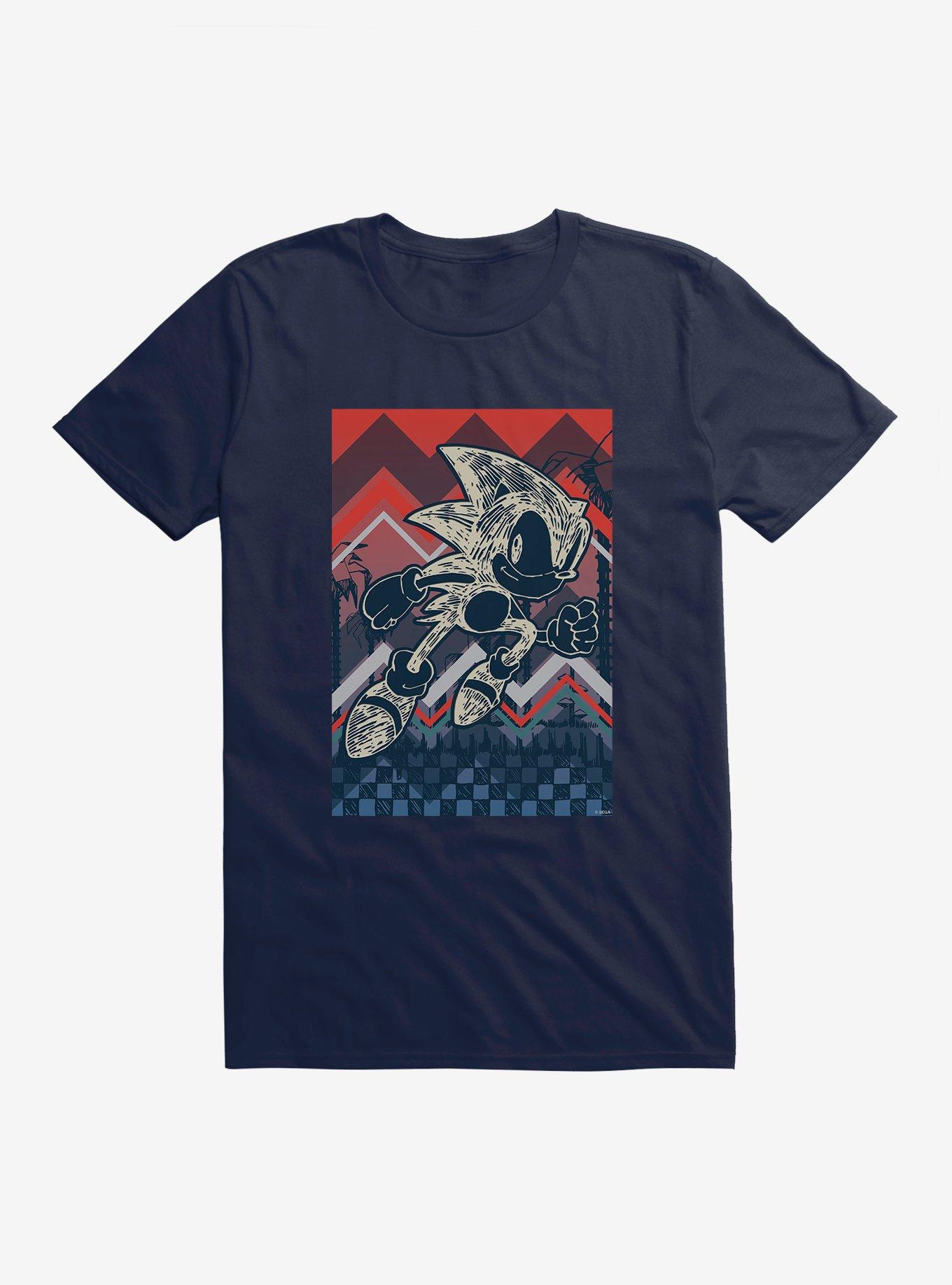 Sonic The Hedgehog Bohemian Sonic Run T-Shirt