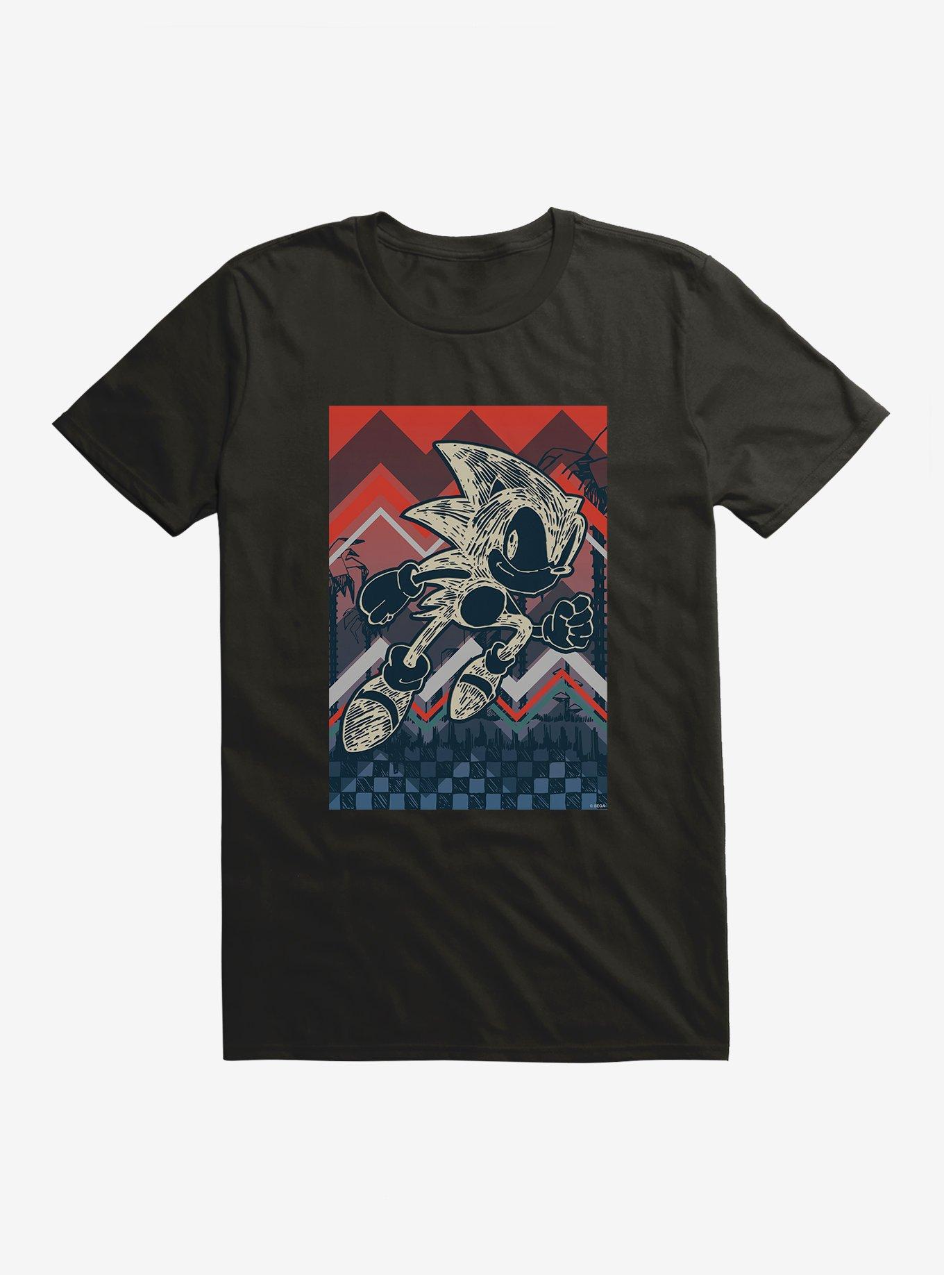 Sonic The Hedgehog Bohemian Sonic Run T-Shirt