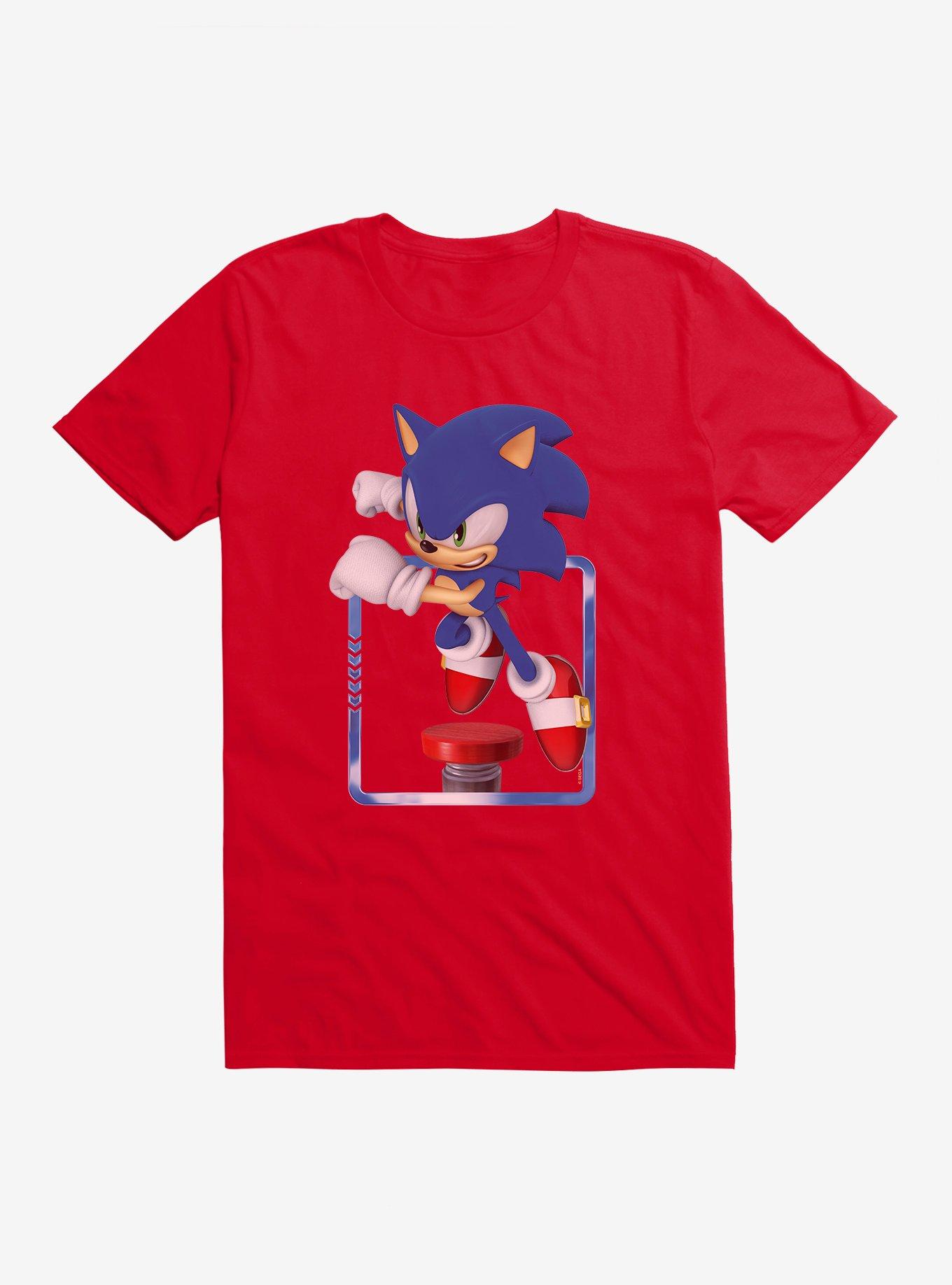 Sonic The Hedgehog 3-D Sonic Spring Bounce T-Shirt