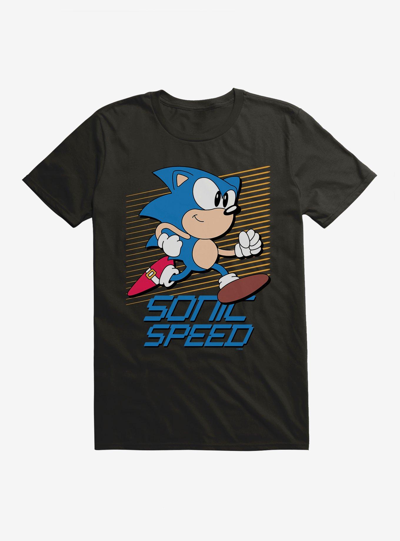 Sonic The Hedgehog Sonic Speed T-Shirt, BLACK, hi-res