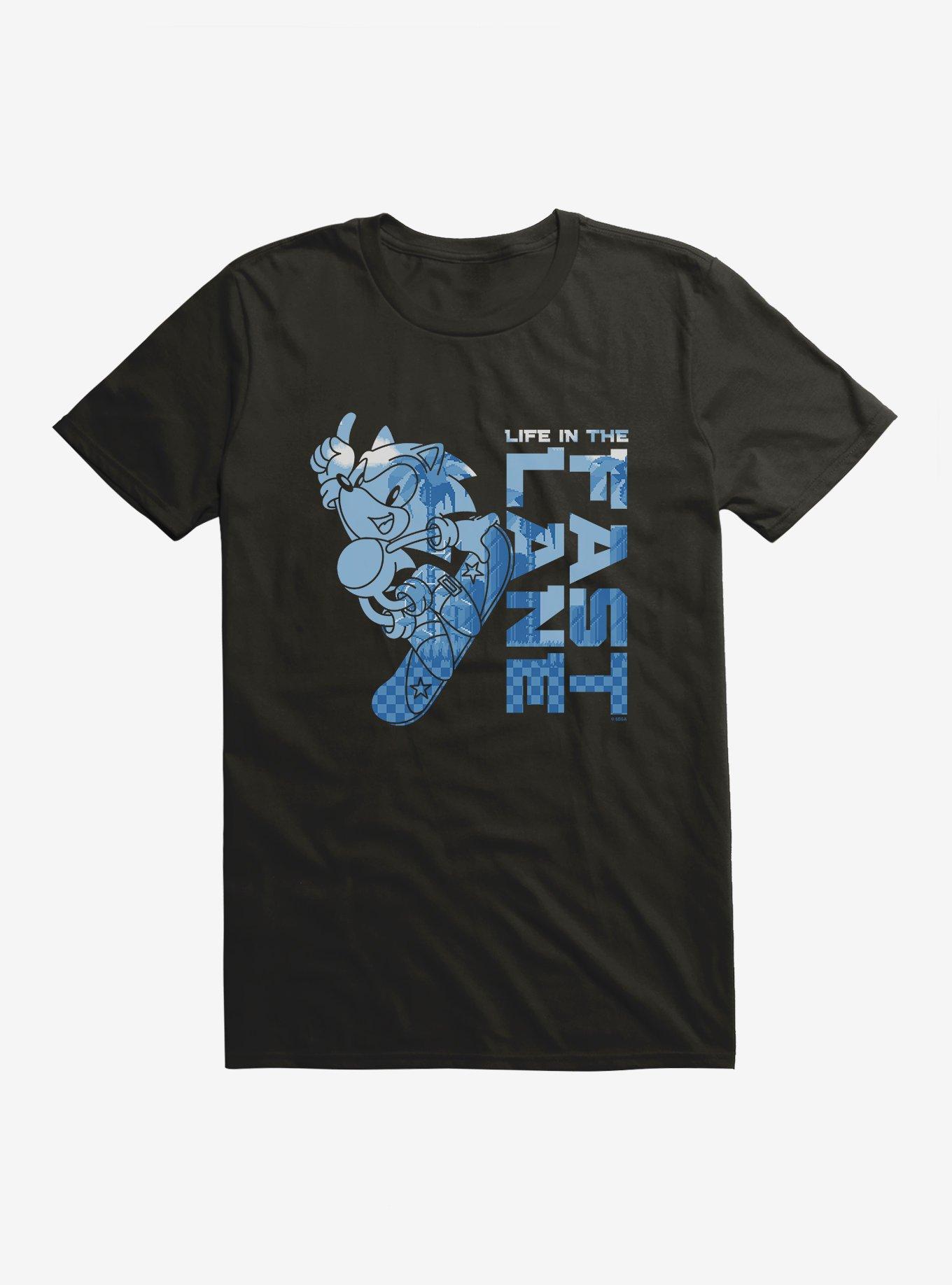 Sonic The Hedgehog Sonic Snowboarding In The Fast Lane T-Shirt, , hi-res