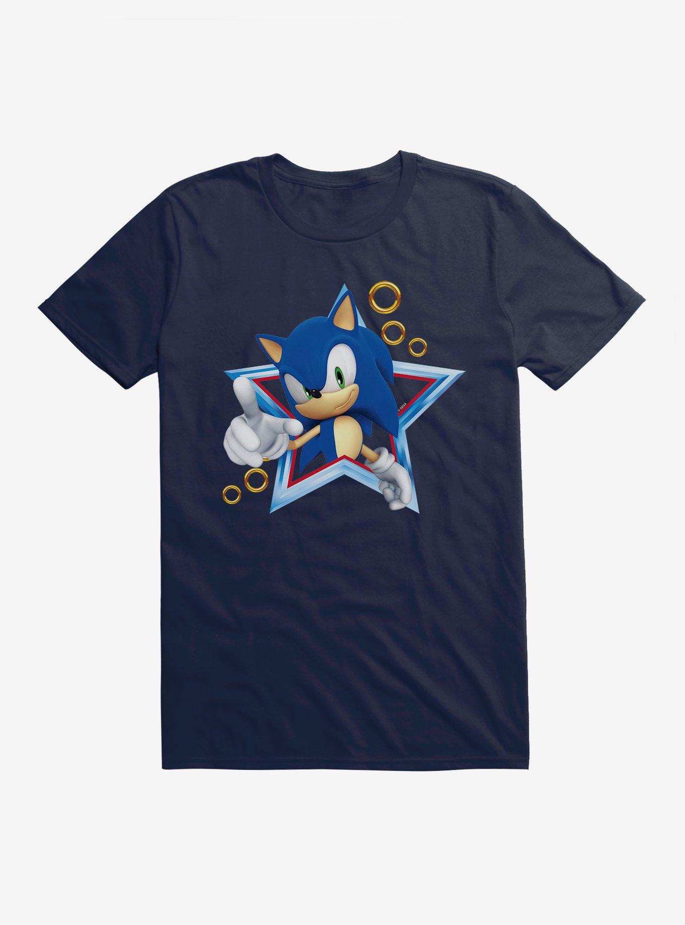 Sonic The Hedgehog 3-D Star T-Shirt