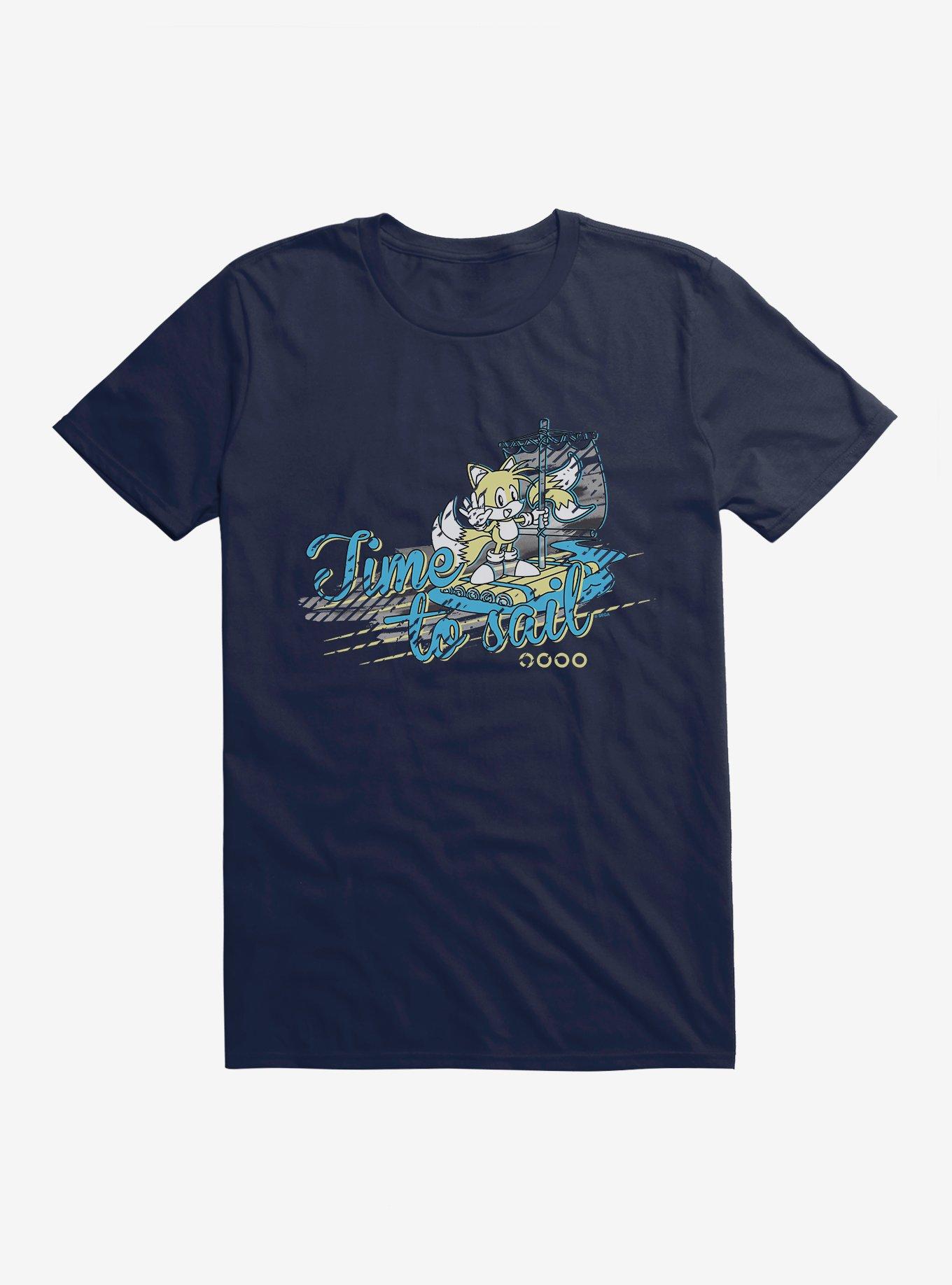 Sonic The Hedgehog Tails Time To Sail T-Shirt, , hi-res