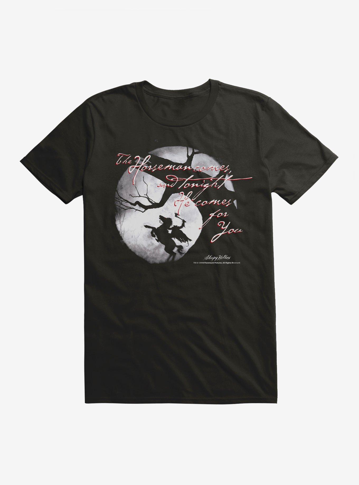 Sleepy Hollow Horseman T-Shirt, BLACK, hi-res