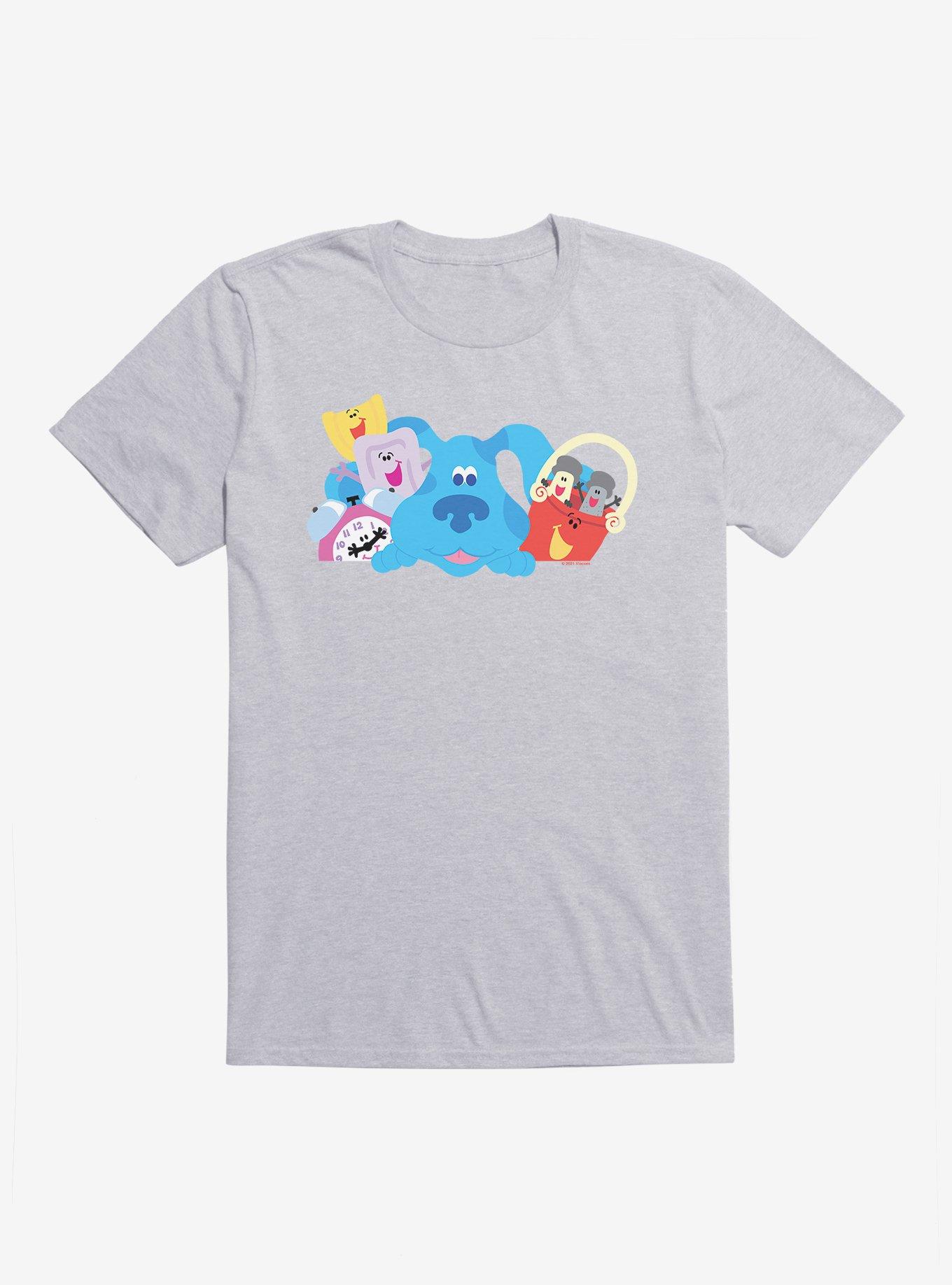 Blue's Clues Group Hug T-Shirt, HEATHER GREY, hi-res