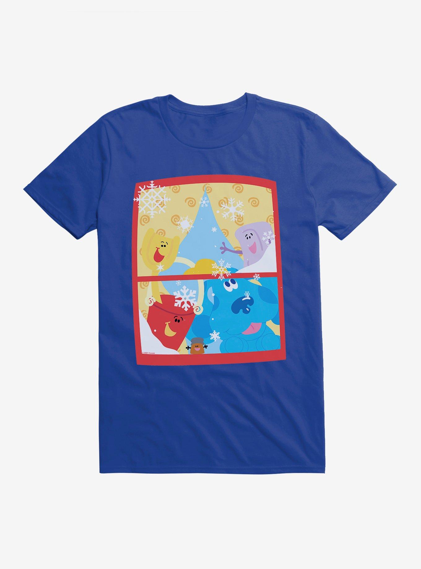 Blue's Clues Snowfall T-Shirt, ROYAL, hi-res