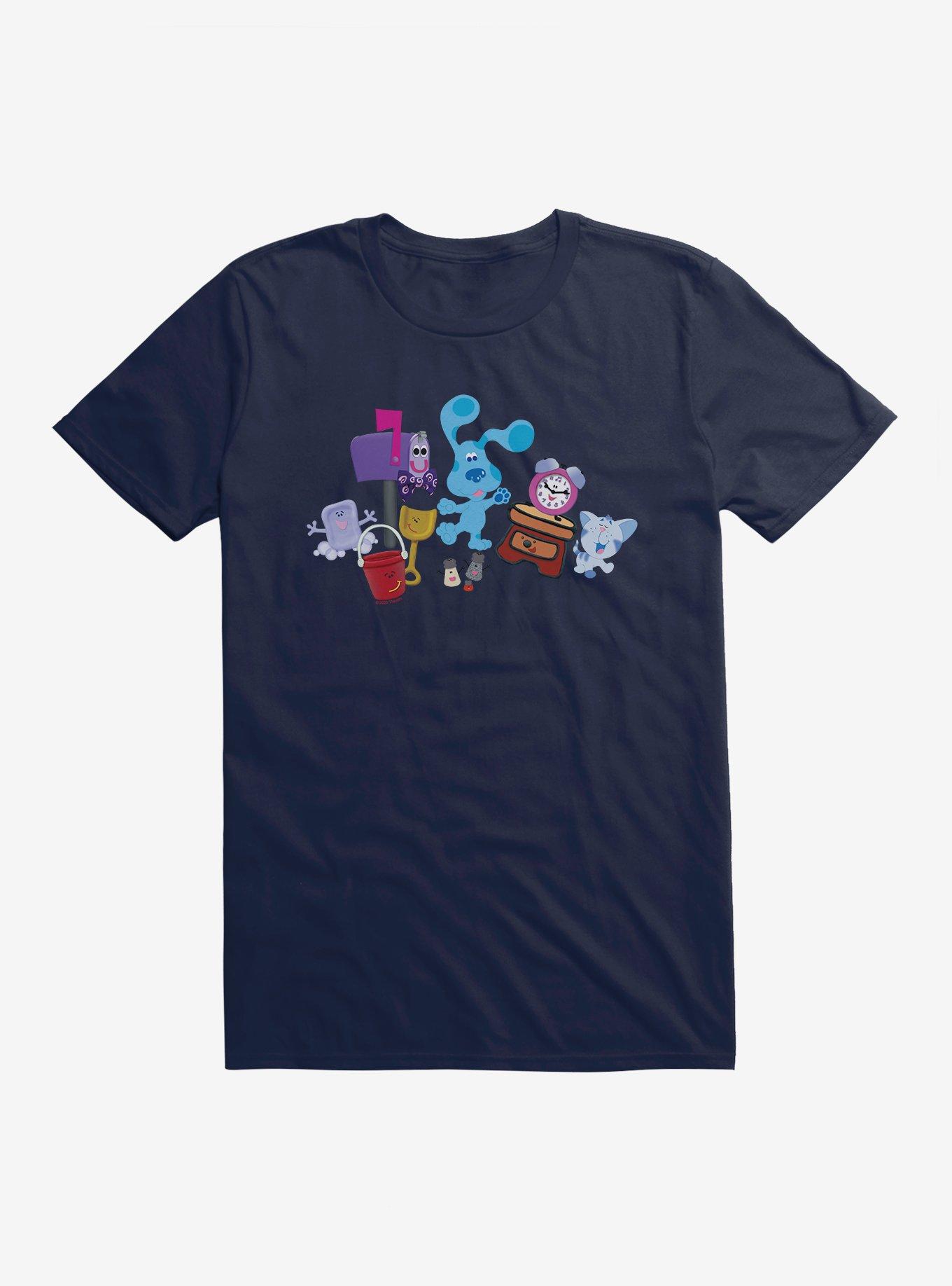 Blue's Clues Group Cheer T-Shirt, MIDNIGHT NAVY, hi-res