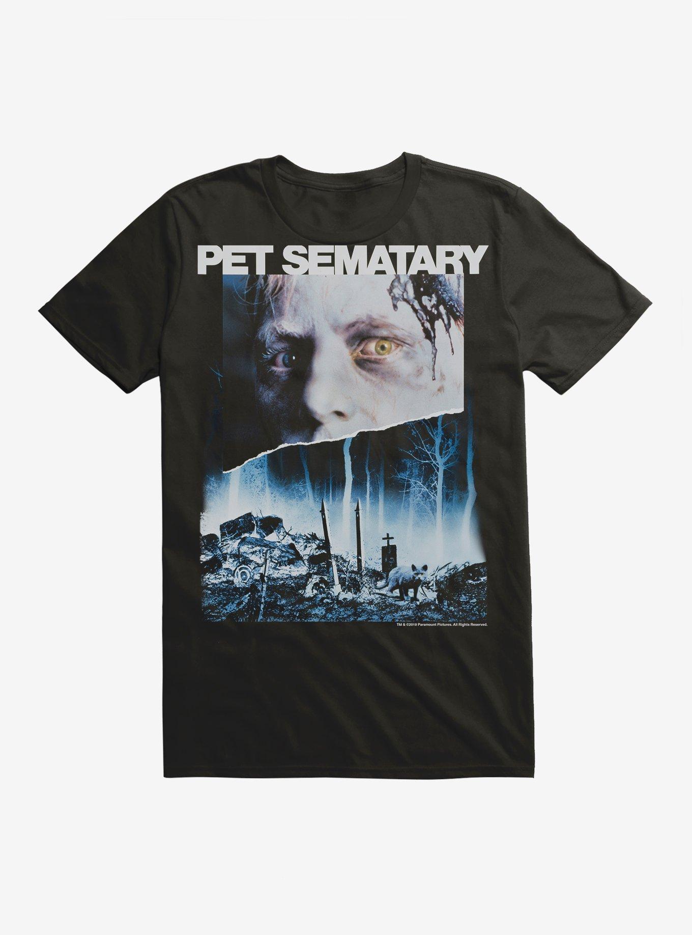 Pet Sematary Poster T-Shirt, BLACK, hi-res