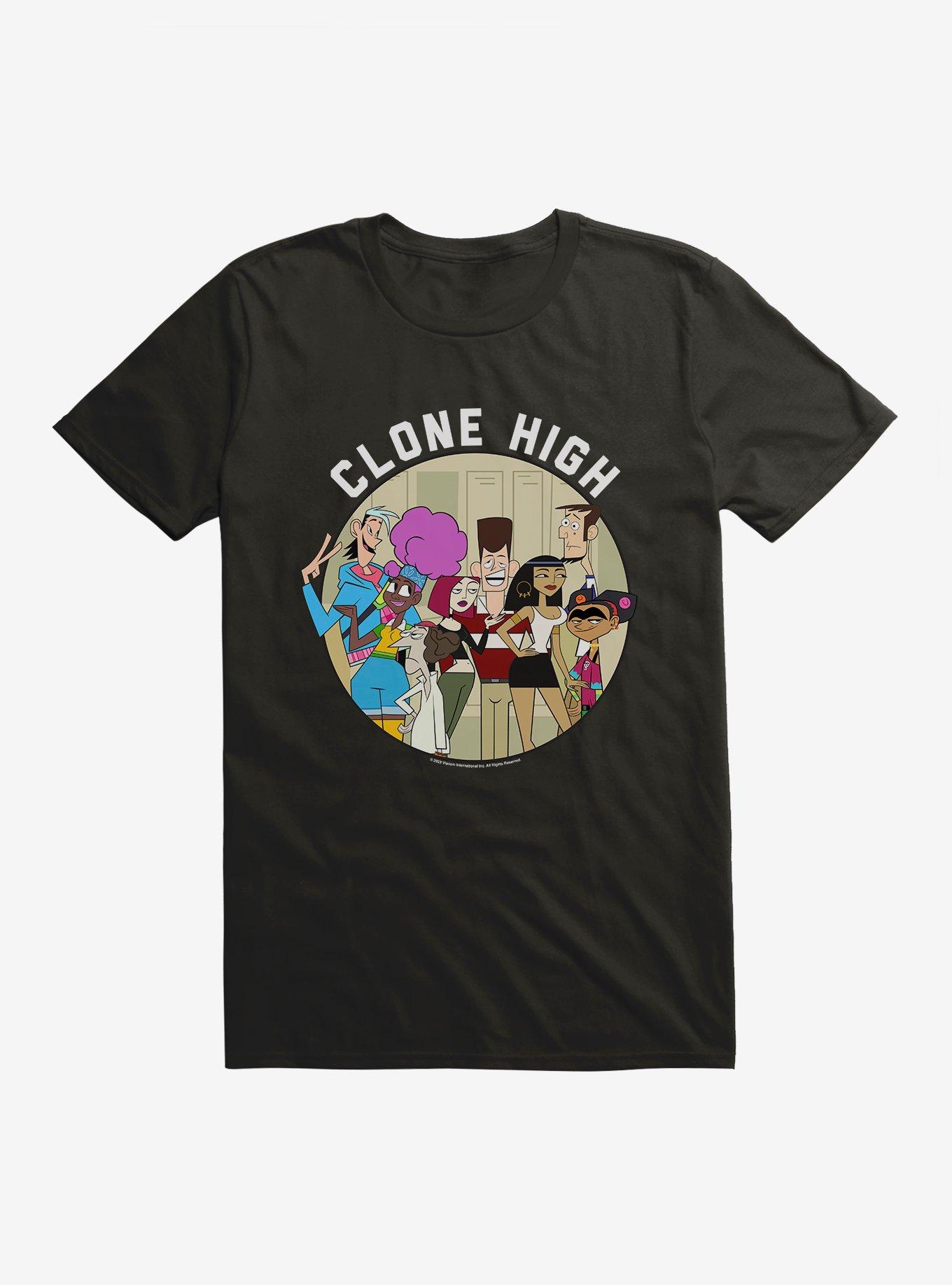 Clone High Characters Icon T-Shirt, BLACK, hi-res