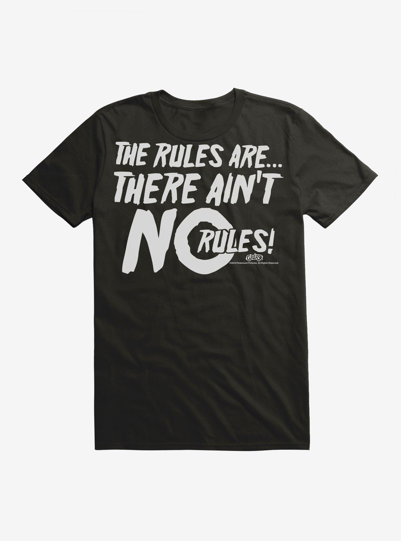 Grease There Ain't No Rules T-Shirt