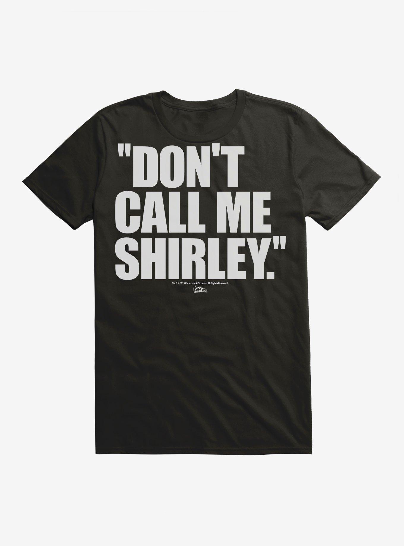 Airplane! Don't Call Me Shirley T-Shirt, BLACK, hi-res