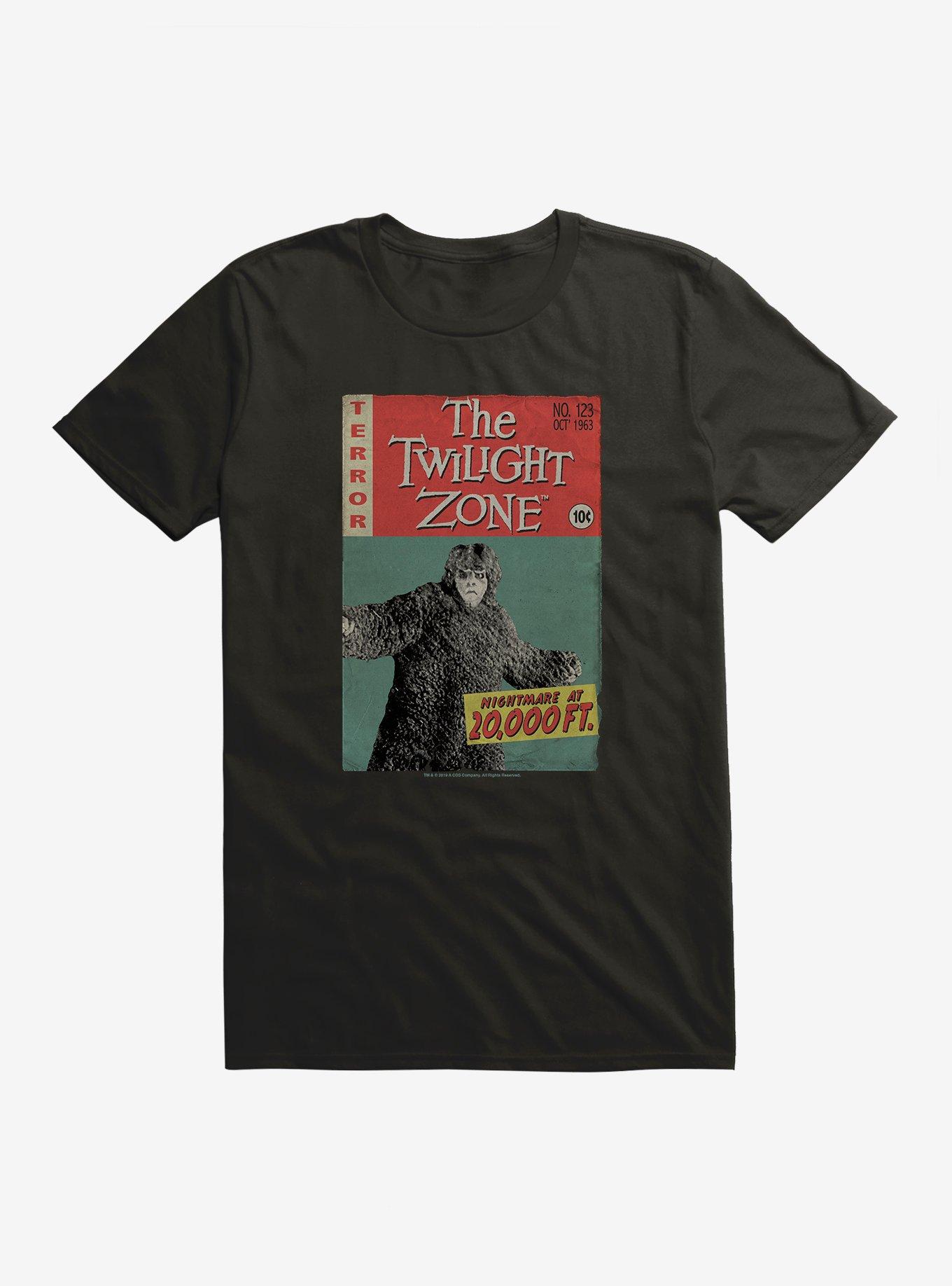 The Twilight Zone Nightmare At 20,000 Feet T-Shirt, BLACK, hi-res