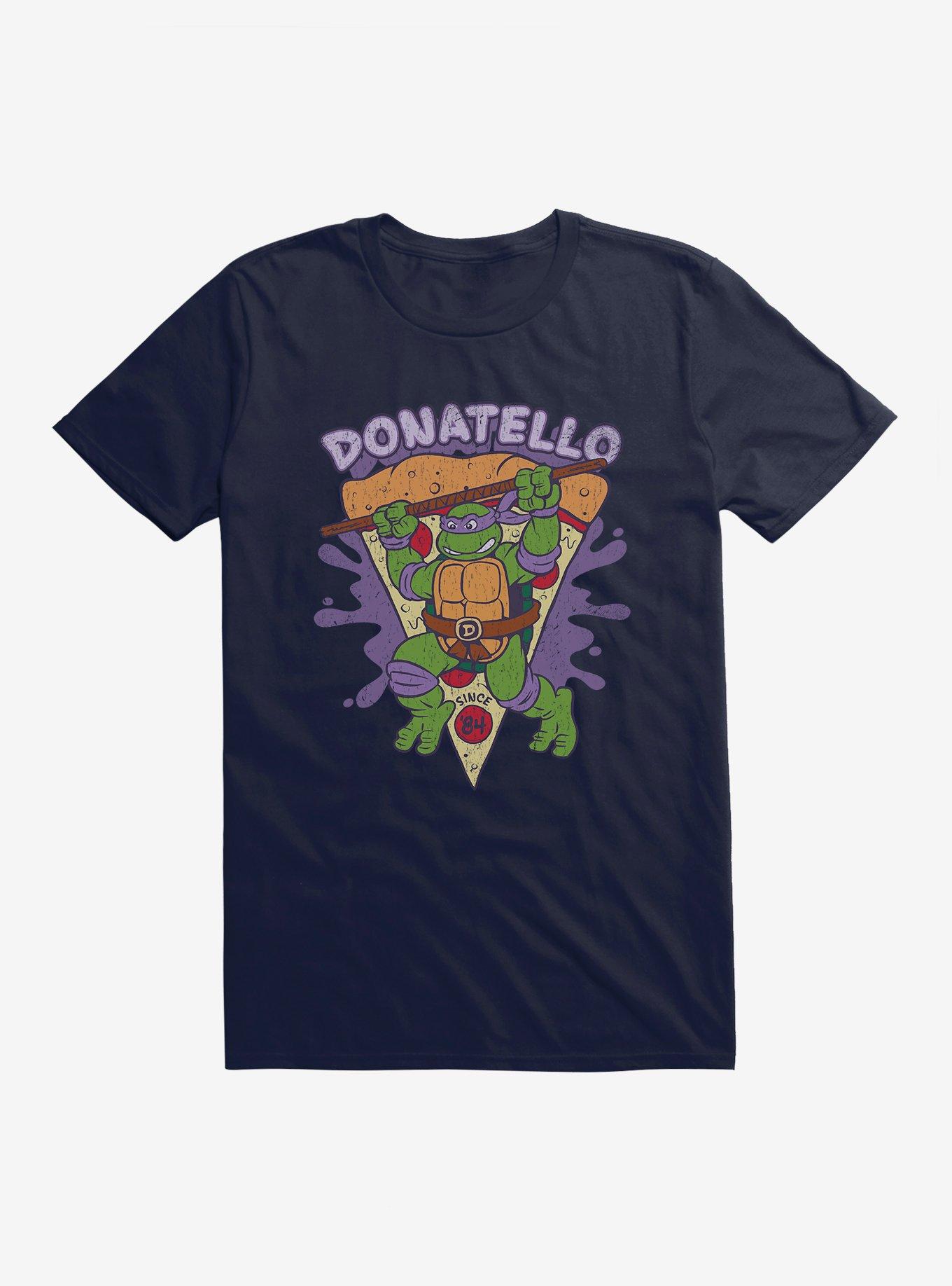 Teenage Mutant Ninja Turtles Donatello Pizza Slice T-Shirt, NAVY, hi-res