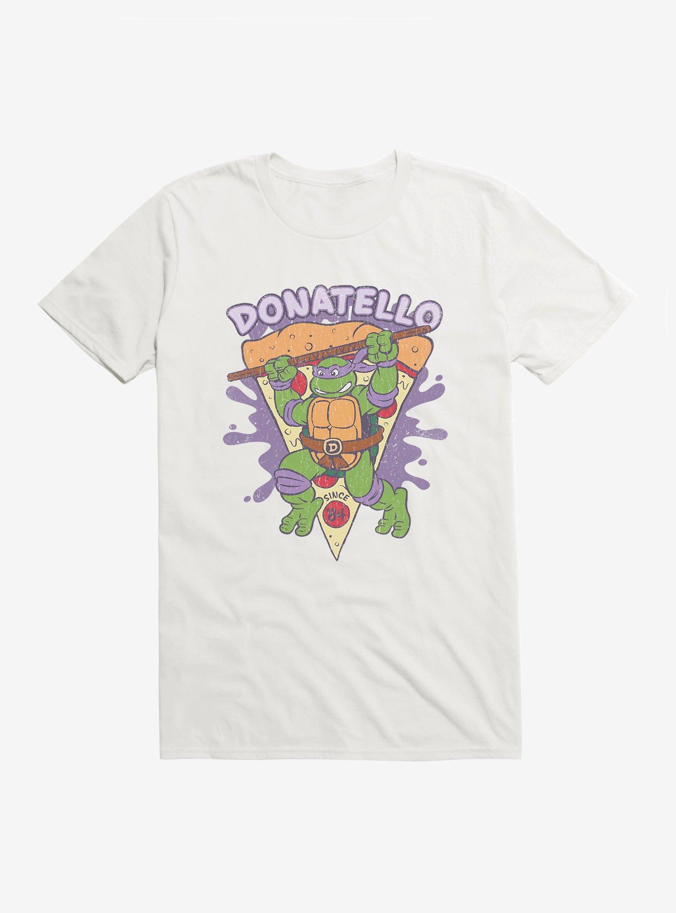 Teenage Mutant Ninja Turtles Donatello Pizza Slice T-Shirt, WHITE, hi-res
