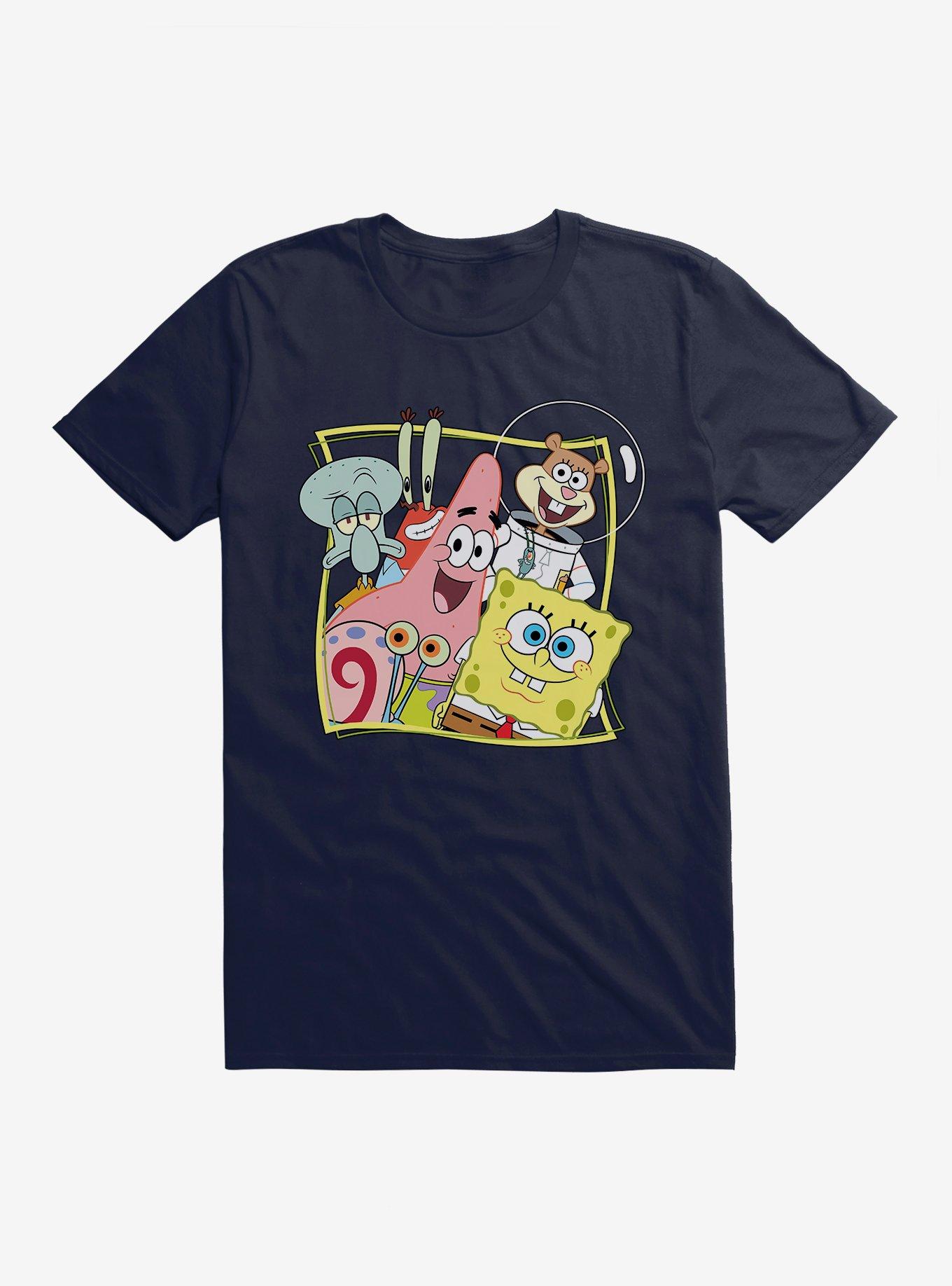 SpongeBob SquarePants Bikini Bottom Buddies T-Shirt, NAVY, hi-res