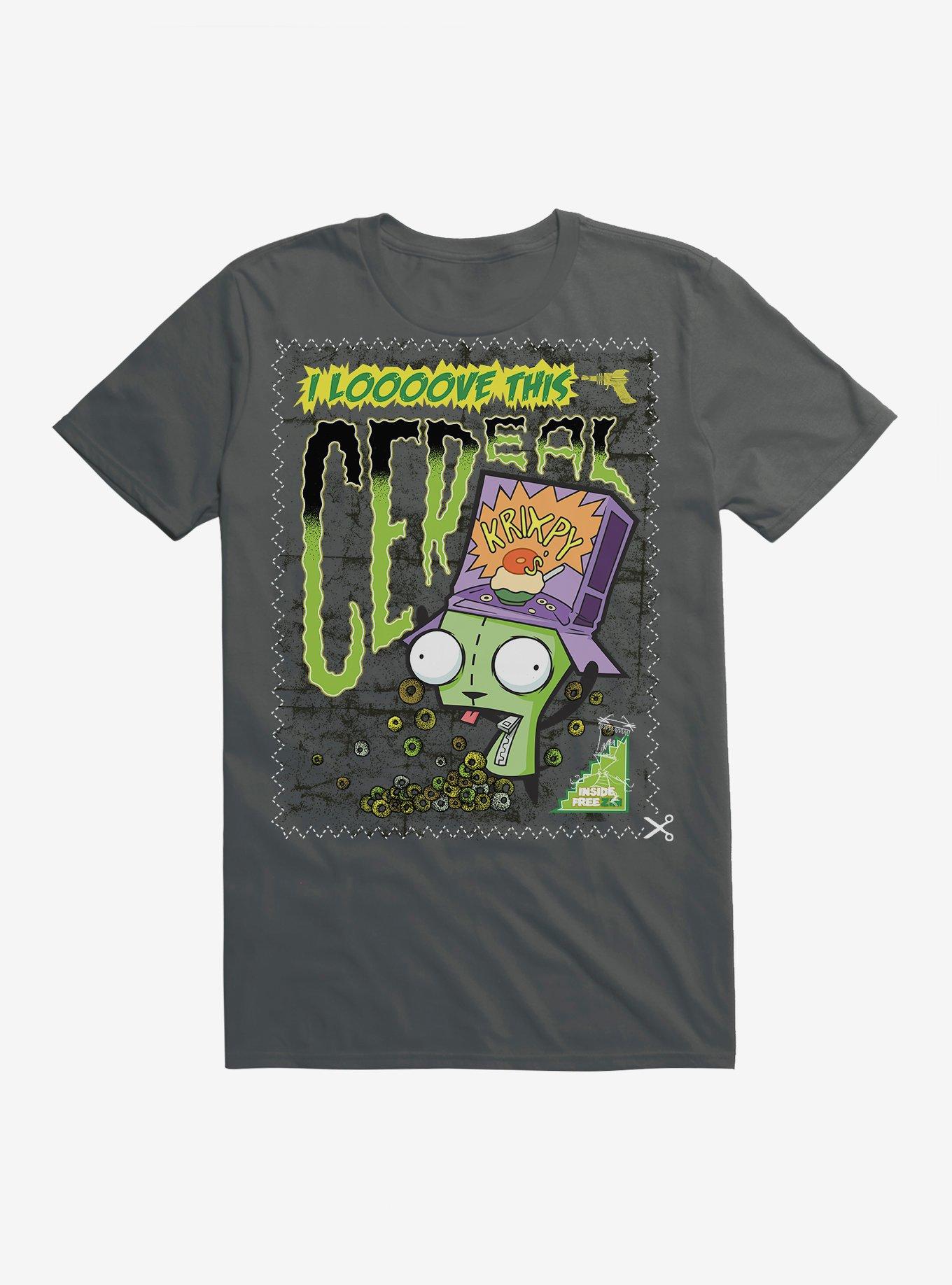 Invader Zim I Love Cereal T-Shirt, , hi-res