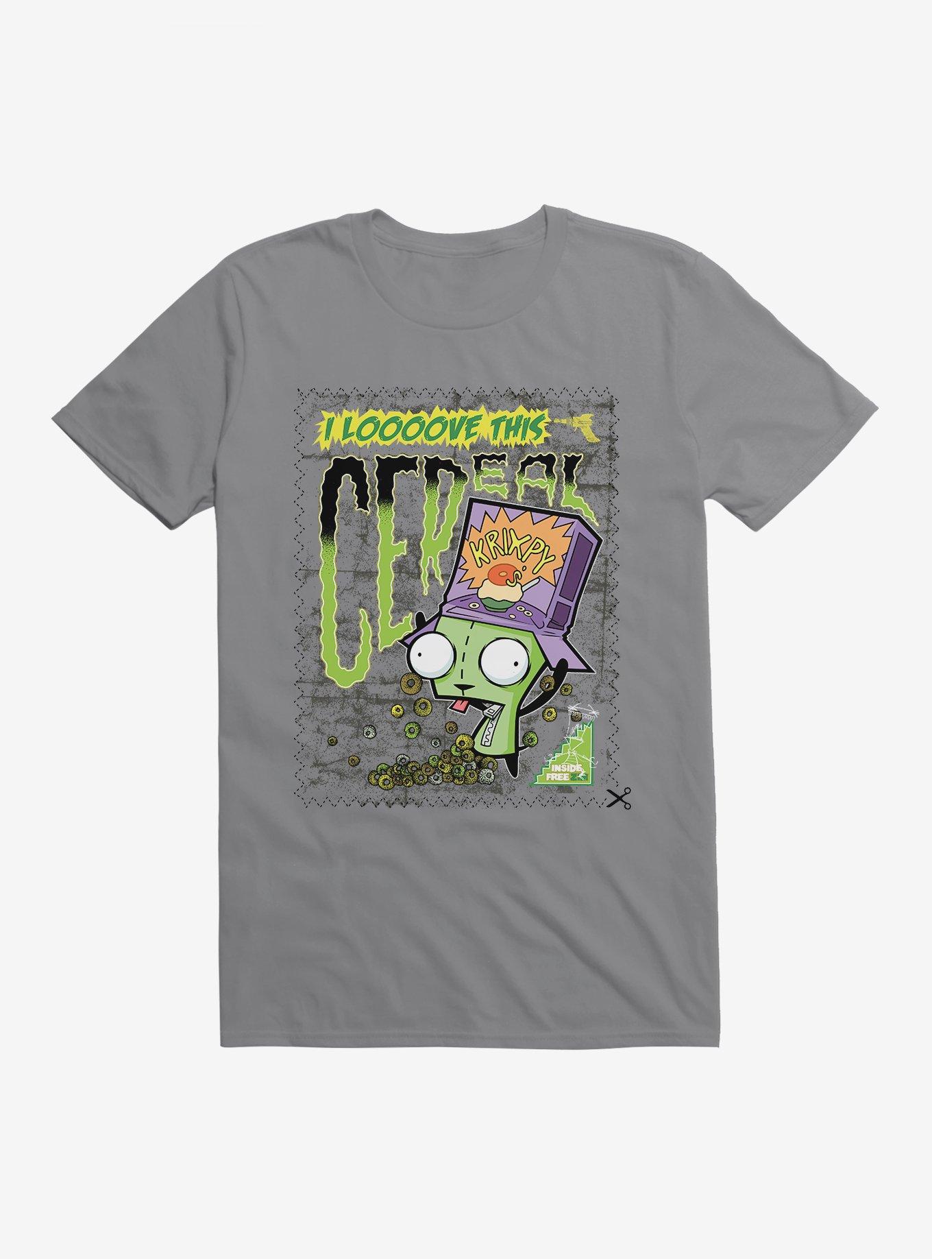 Invader Zim I Love Cereal T-Shirt, , hi-res