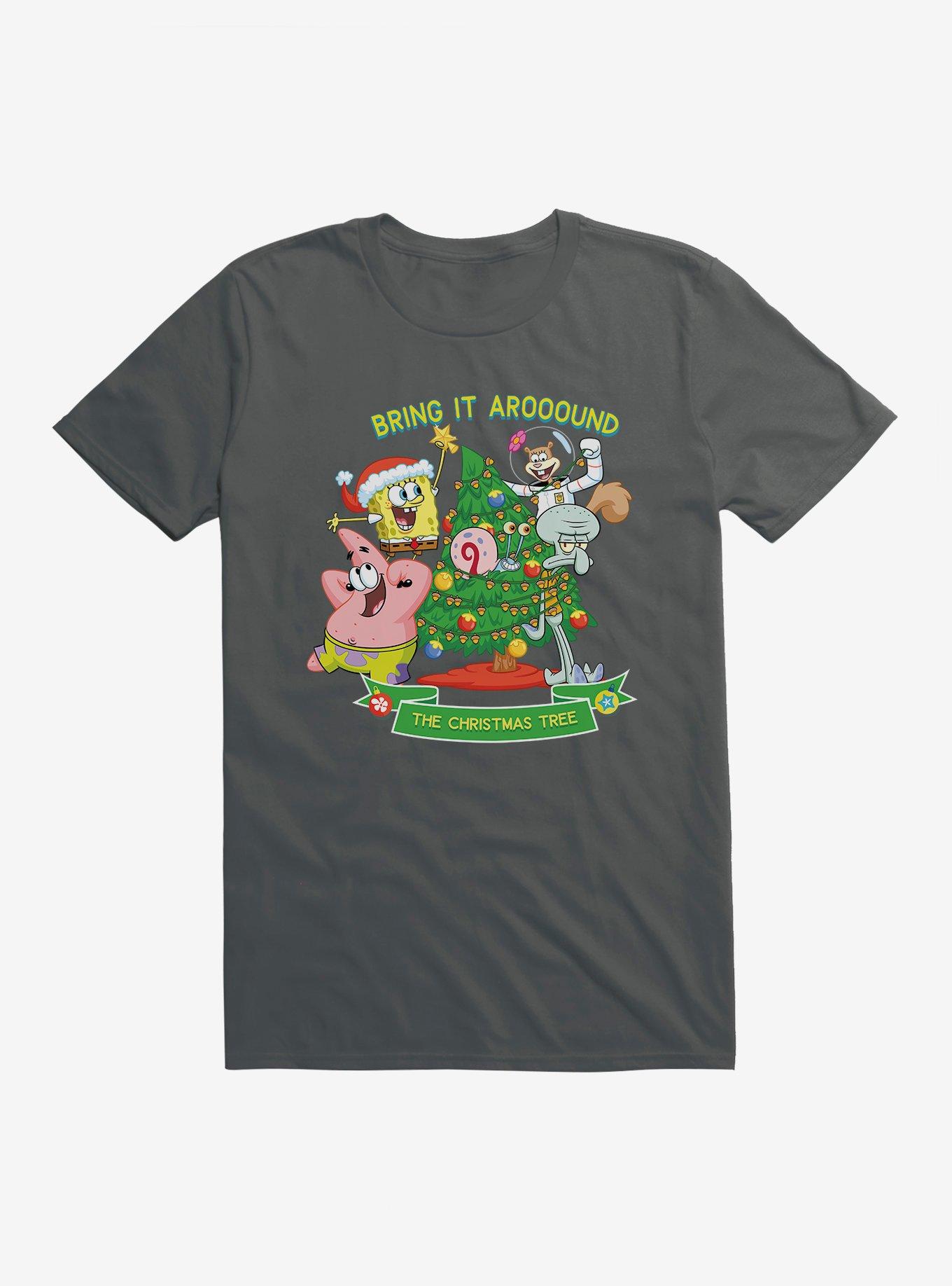 SpongeBob SquarePants Around The Christmas Tree T-Shirt, , hi-res