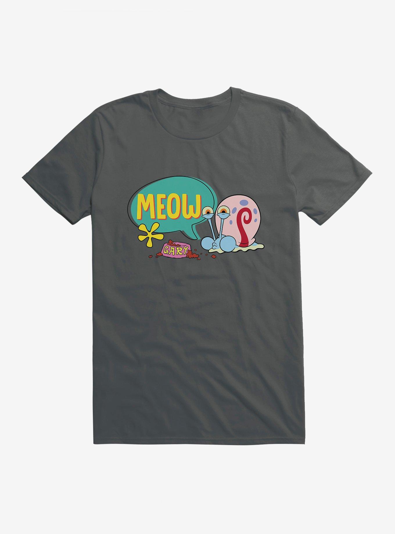 SpongeBob SquarePants Gary Meow T-Shirt, CHARCOAL, hi-res