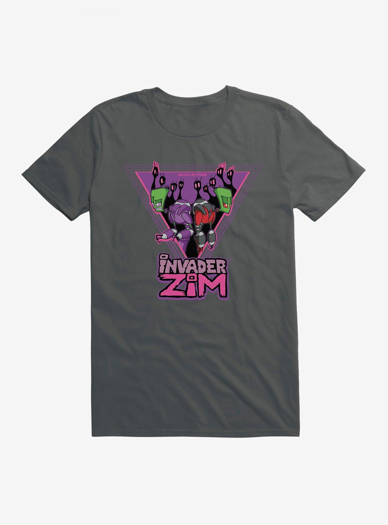 Invader Zim The Almighty Tallest T-Shirt, CHARCOAL, hi-res