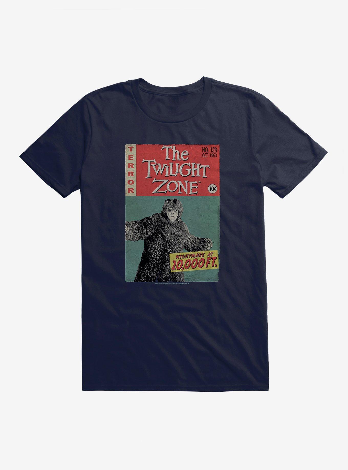 The Twilight Zone Nightmare At 20,000 Feet T-Shirt, NAVY, hi-res