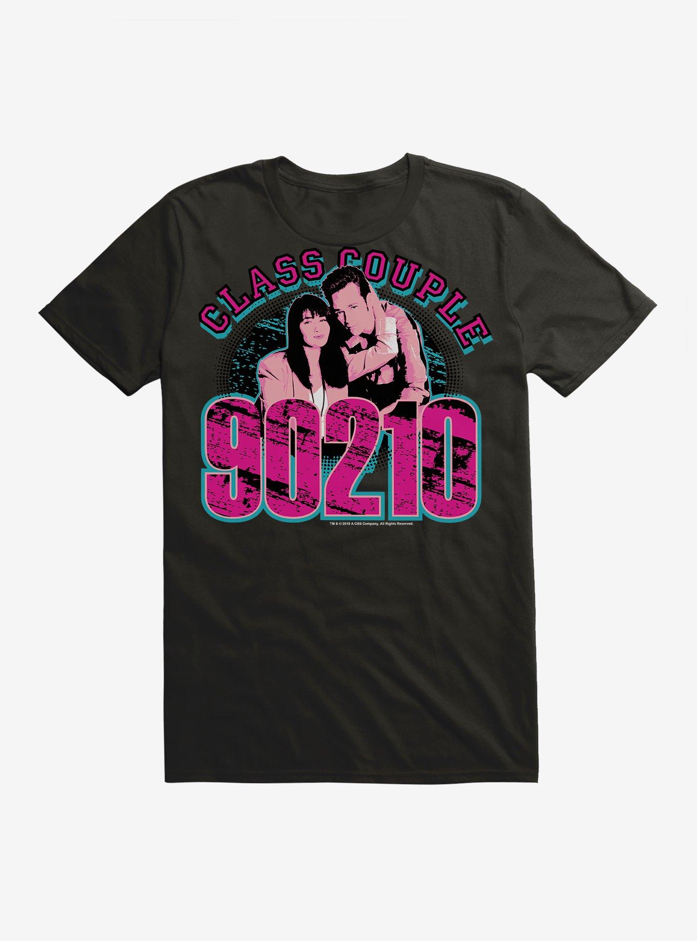 Beverly Hills 90210 Class Couple Dylan and Brenda T-Shirt, BLACK, hi-res