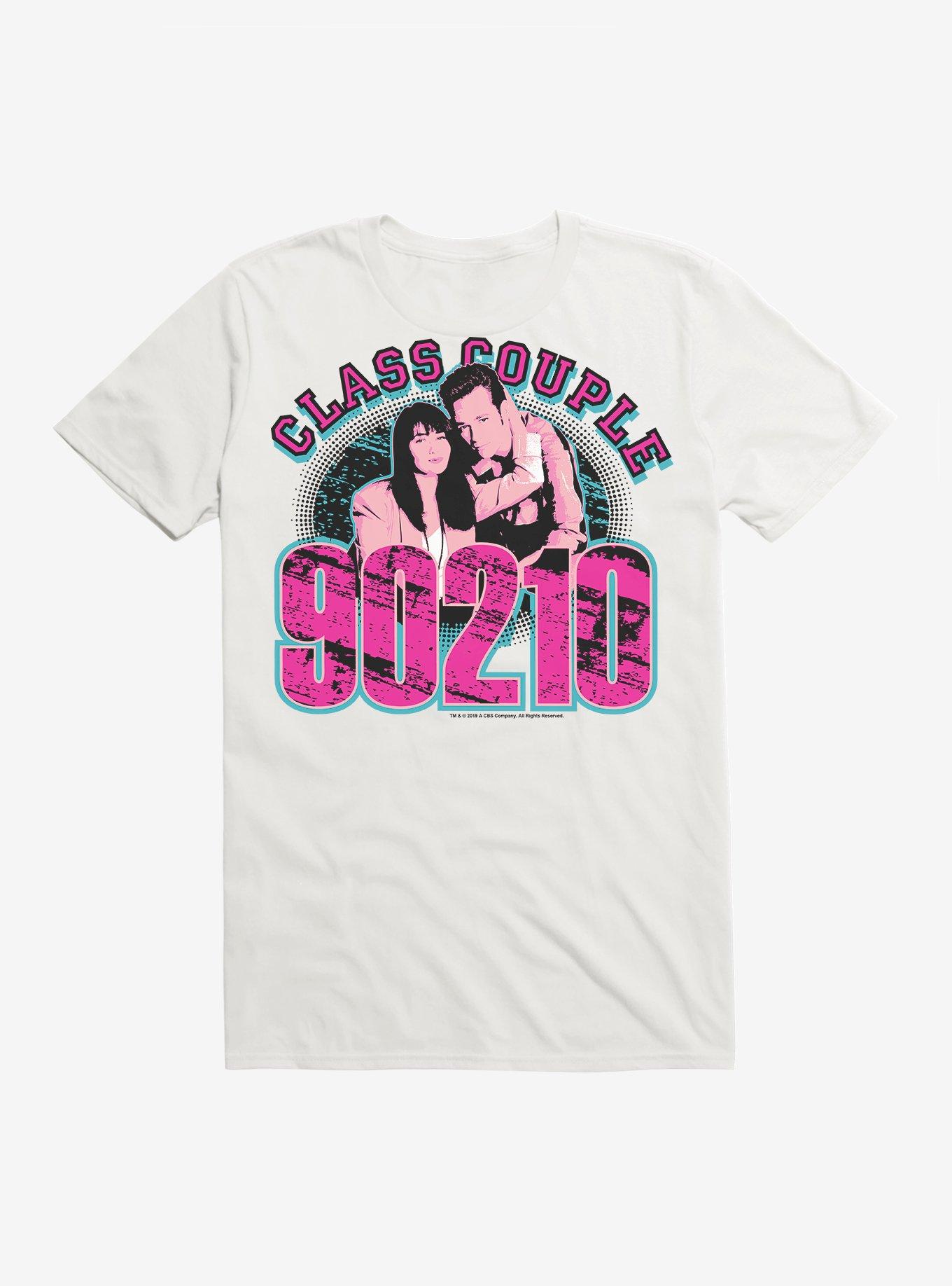 Beverly Hills 90210 Class Couple Dylan and Brenda T-Shirt, WHITE, hi-res
