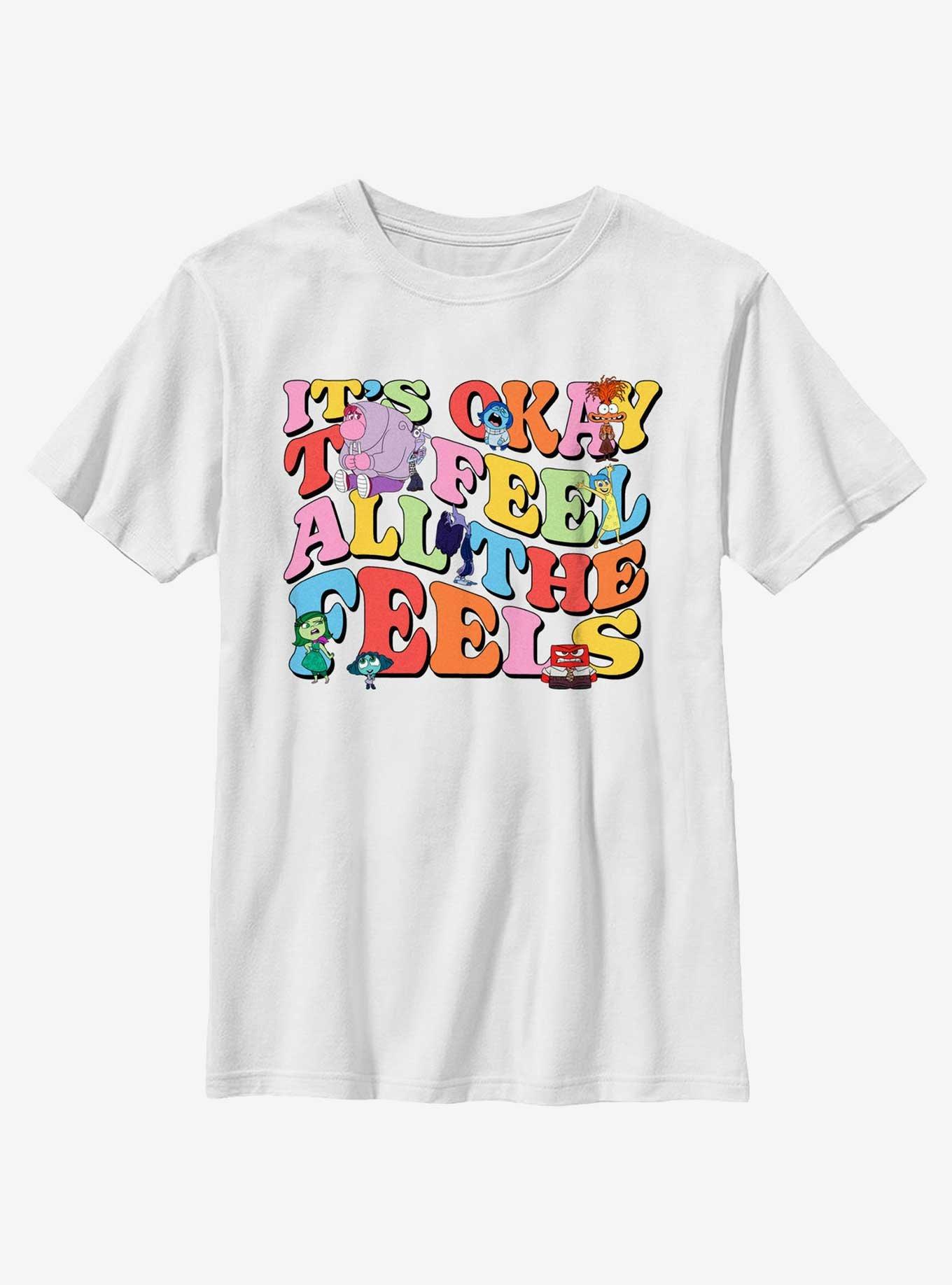 Disney Pixar Inside Out 2 Feel Everything Youth T-Shirt