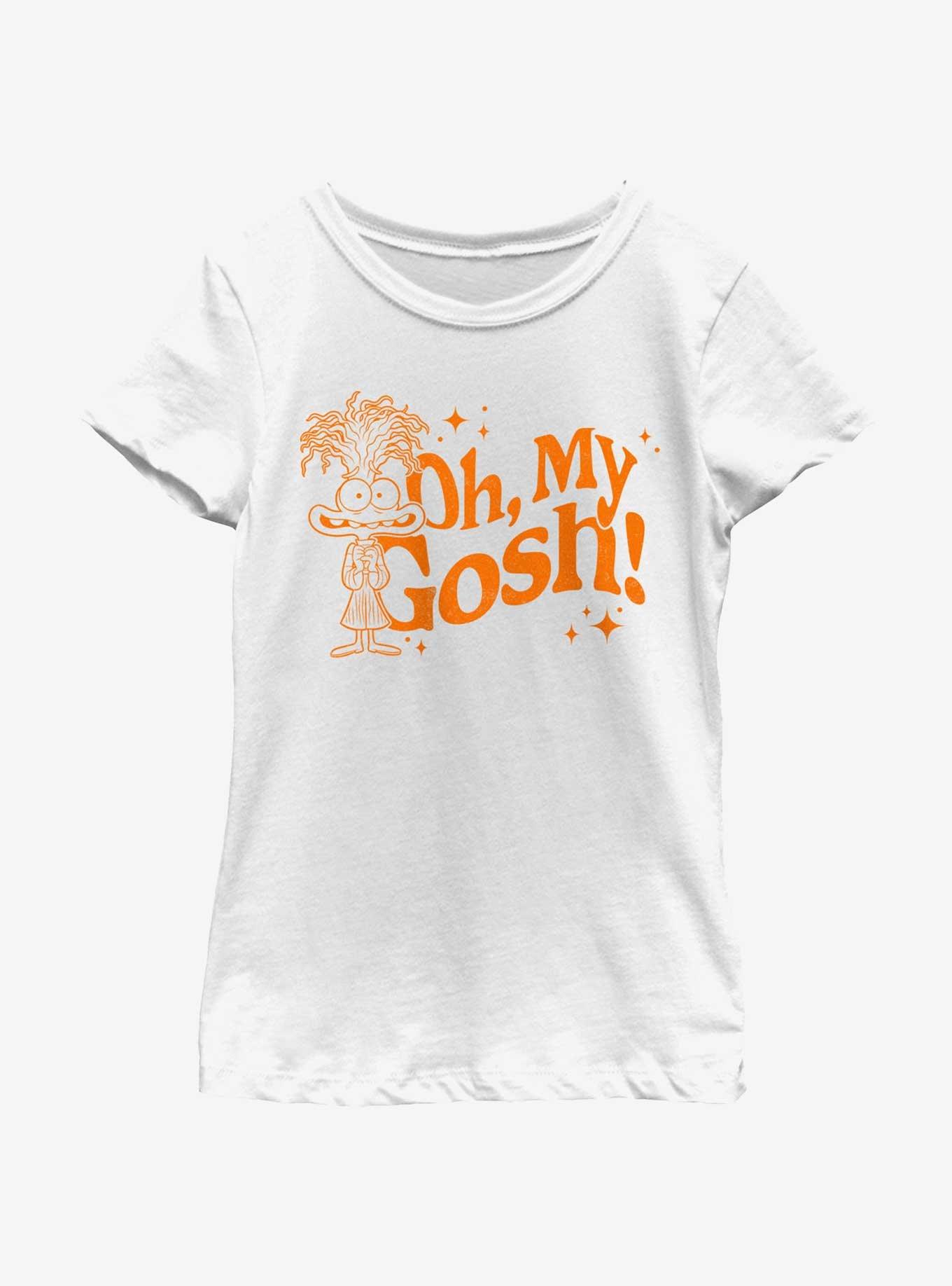 Disney Pixar Inside Out 2 Oh My Anxiety Youth Girls T-Shirt , WHITE, hi-res