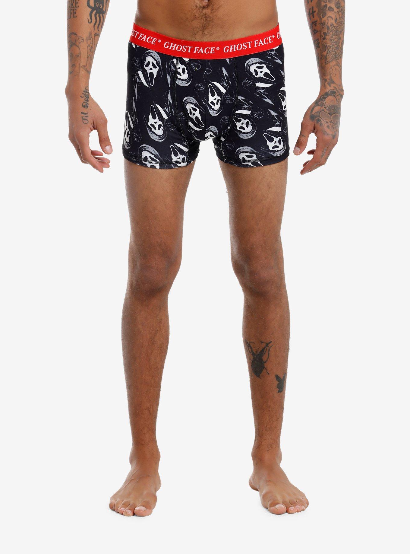 Ghost Face Allover Print Boxer Briefs, , hi-res