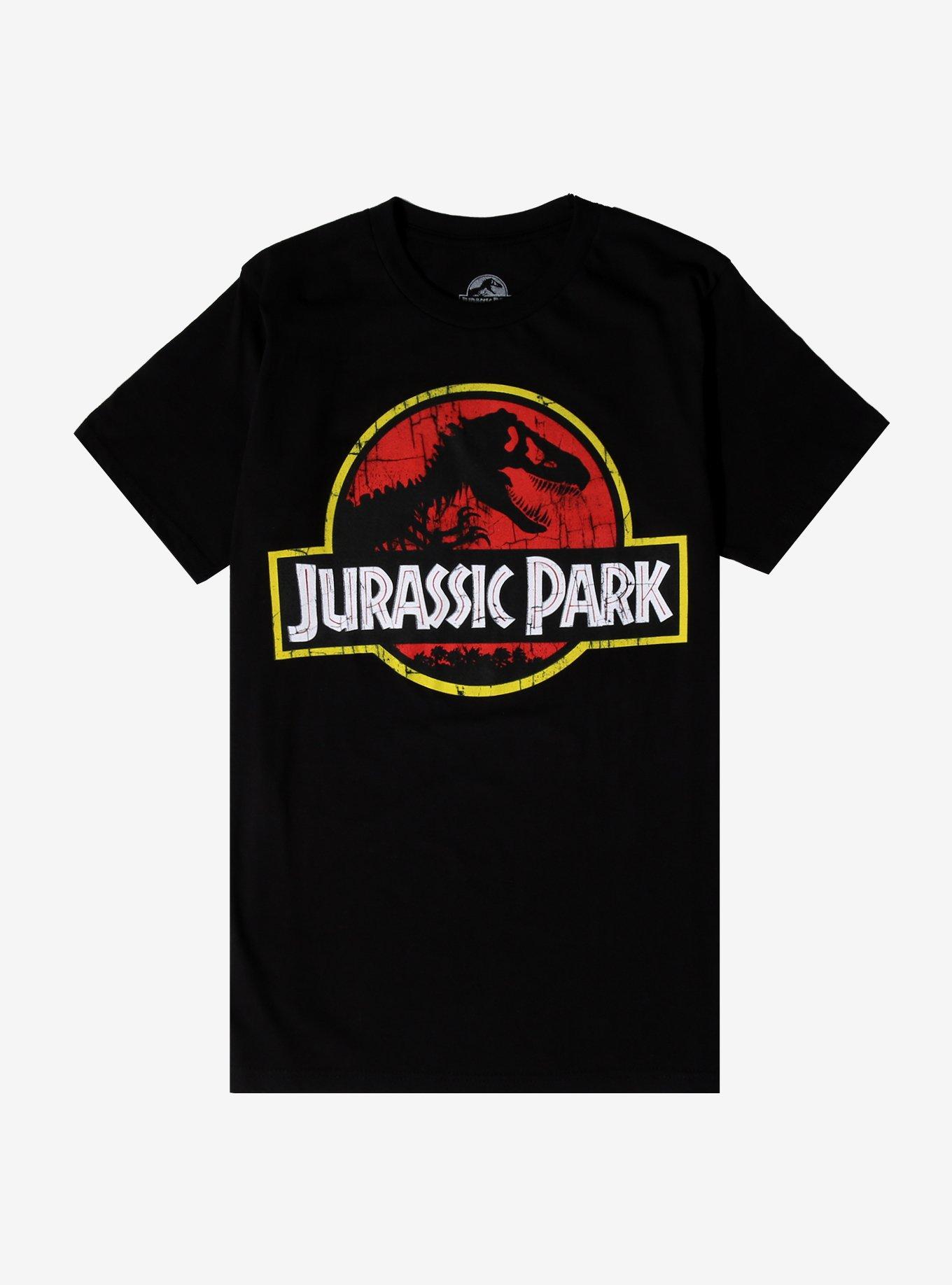 Jurassic Park Faded Logo T-Shirt, , hi-res