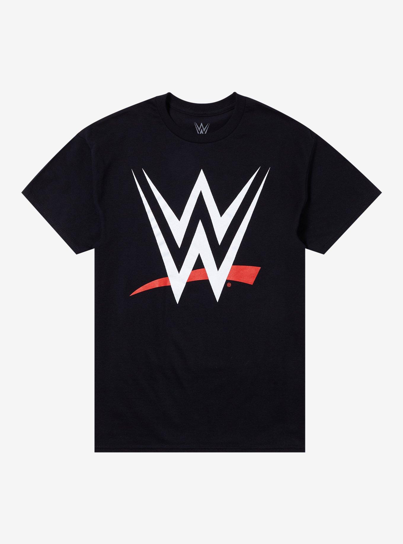 WWE Logo T-Shirt, BLACK, hi-res