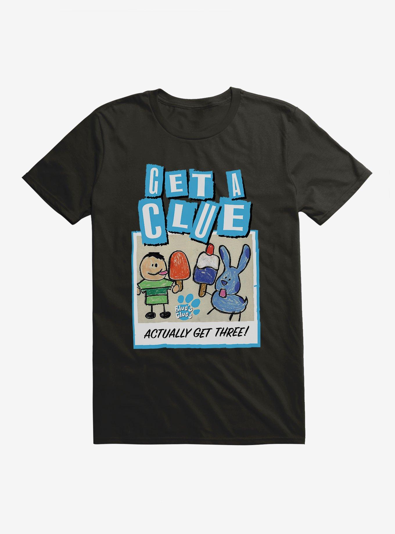 Blue's Clues Get A Clue T-Shirt, BLACK, hi-res