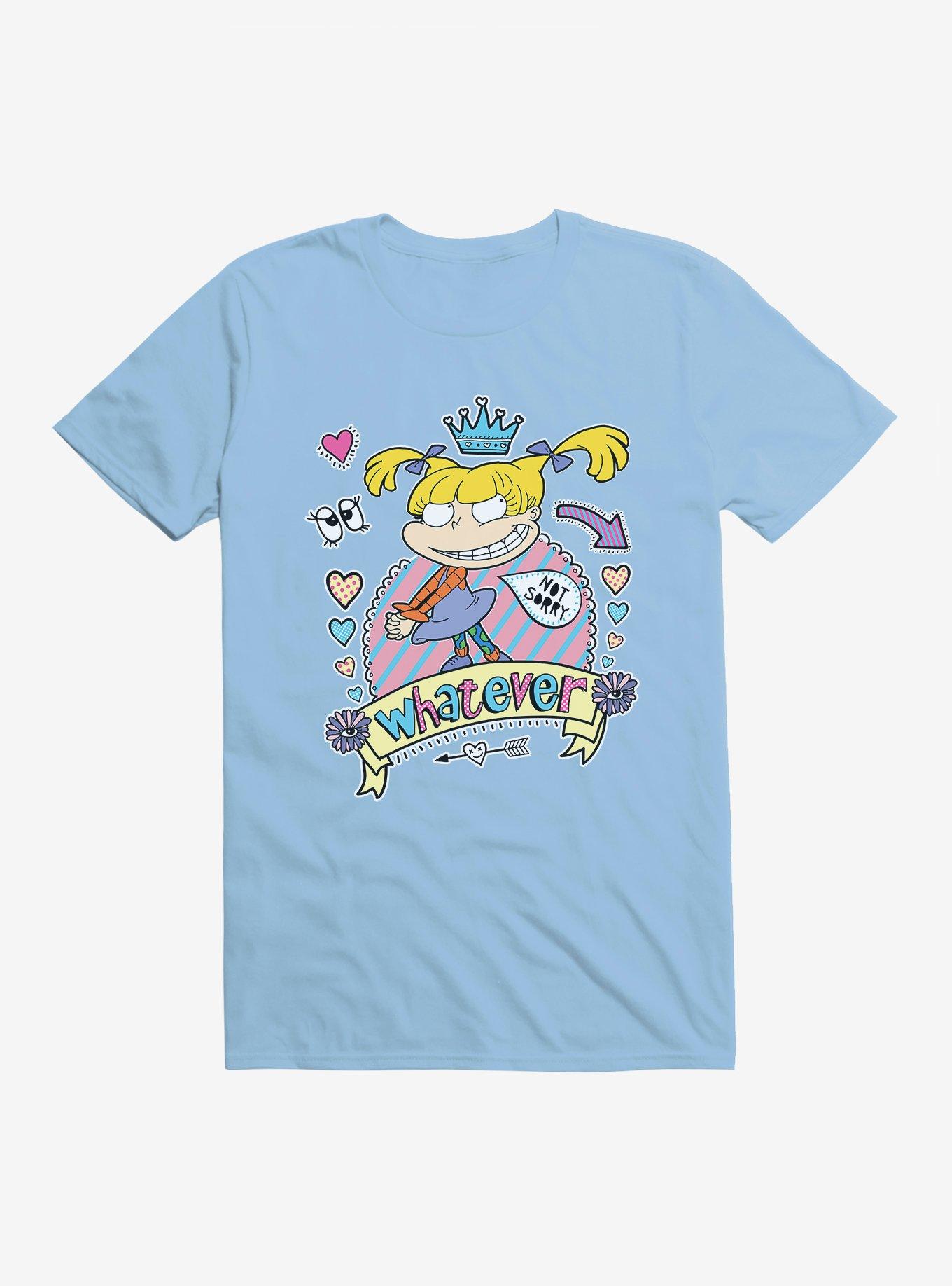 Rugrats Angelica Whatever, Not Sorry T-Shirt, LIGHT BLUE, hi-res