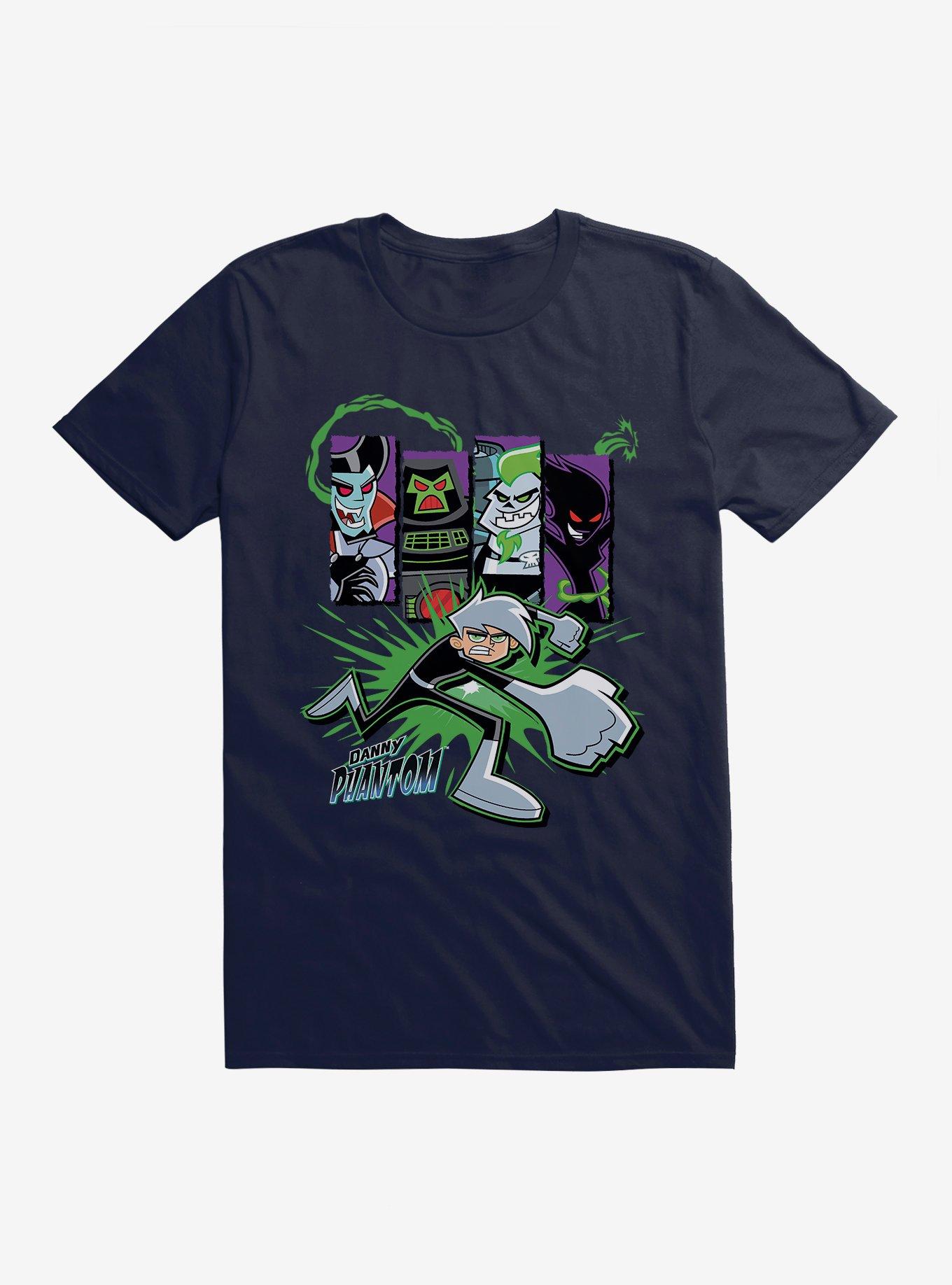Danny Phantom Group T-Shirt, NAVY, hi-res