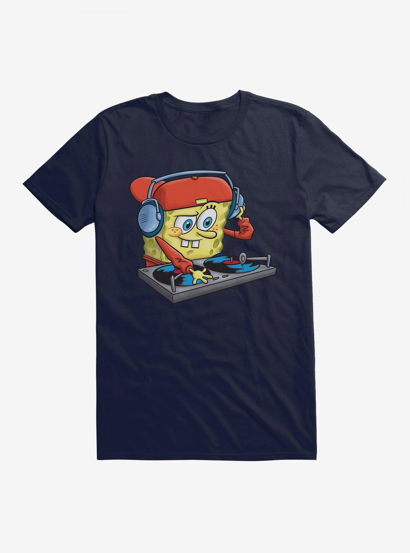 SpongeBob SquarePants DJ Sponge Turntable T-Shirt, , hi-res