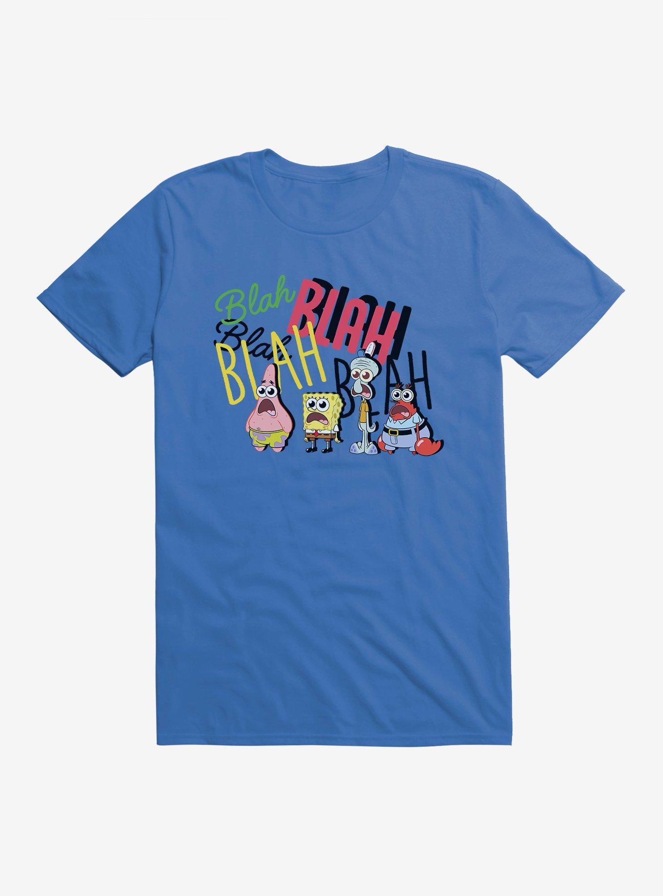 SpongeBob SquarePants Blah Blah Krusty Crew T-Shirt, ROYAL, hi-res