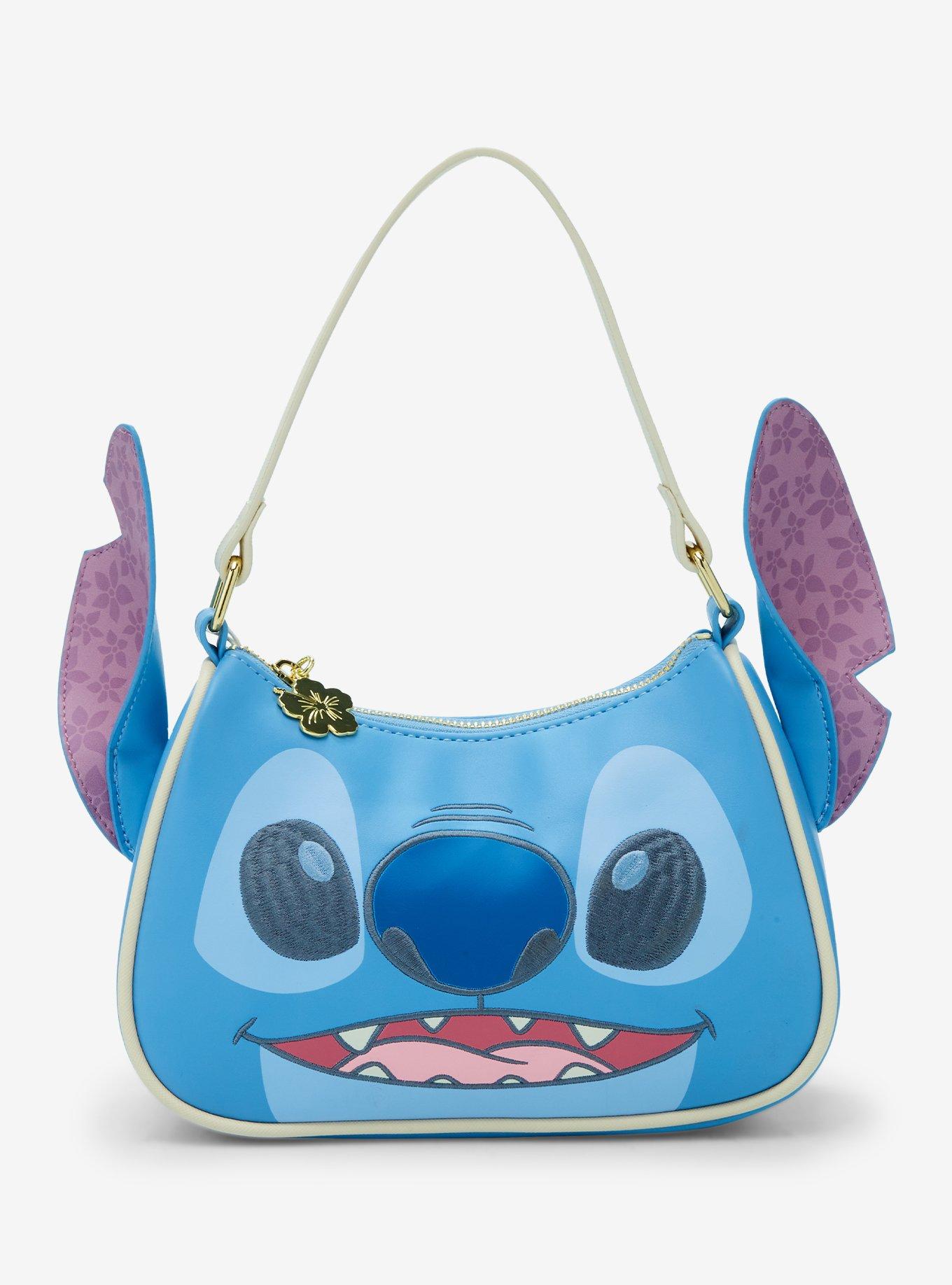 Loungefly Disney Lilo & Stitch Floral Stitch Figural Crossbody Bag - BoxLunch Exclusive, , hi-res