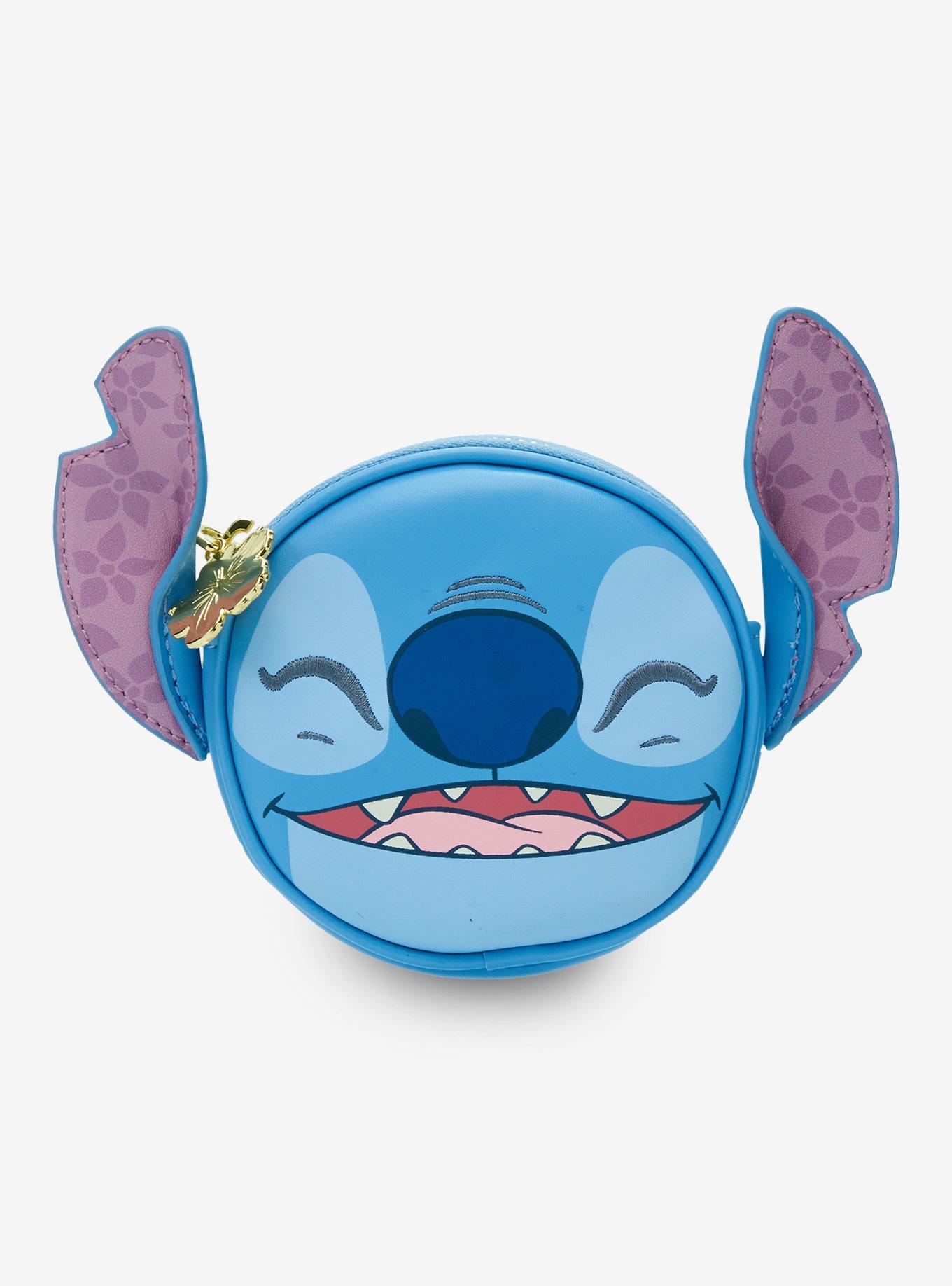 Loungefly Disney Lilo & Stitch Floral Stitch Figural Coin Purse - BoxLunch Exclusive, , hi-res