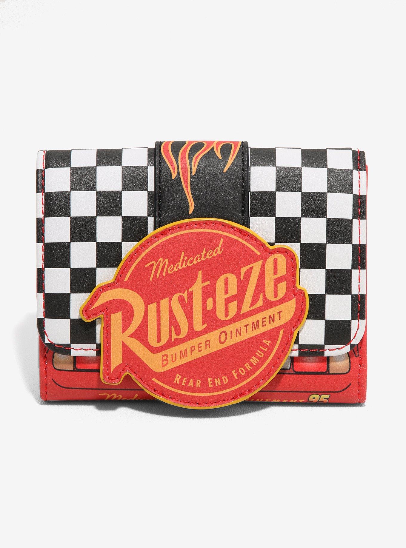 Loungefly Disney Pixar Cars Lightning McQueen Rust-eze Wallet — BoxLunch Exclusive, , hi-res