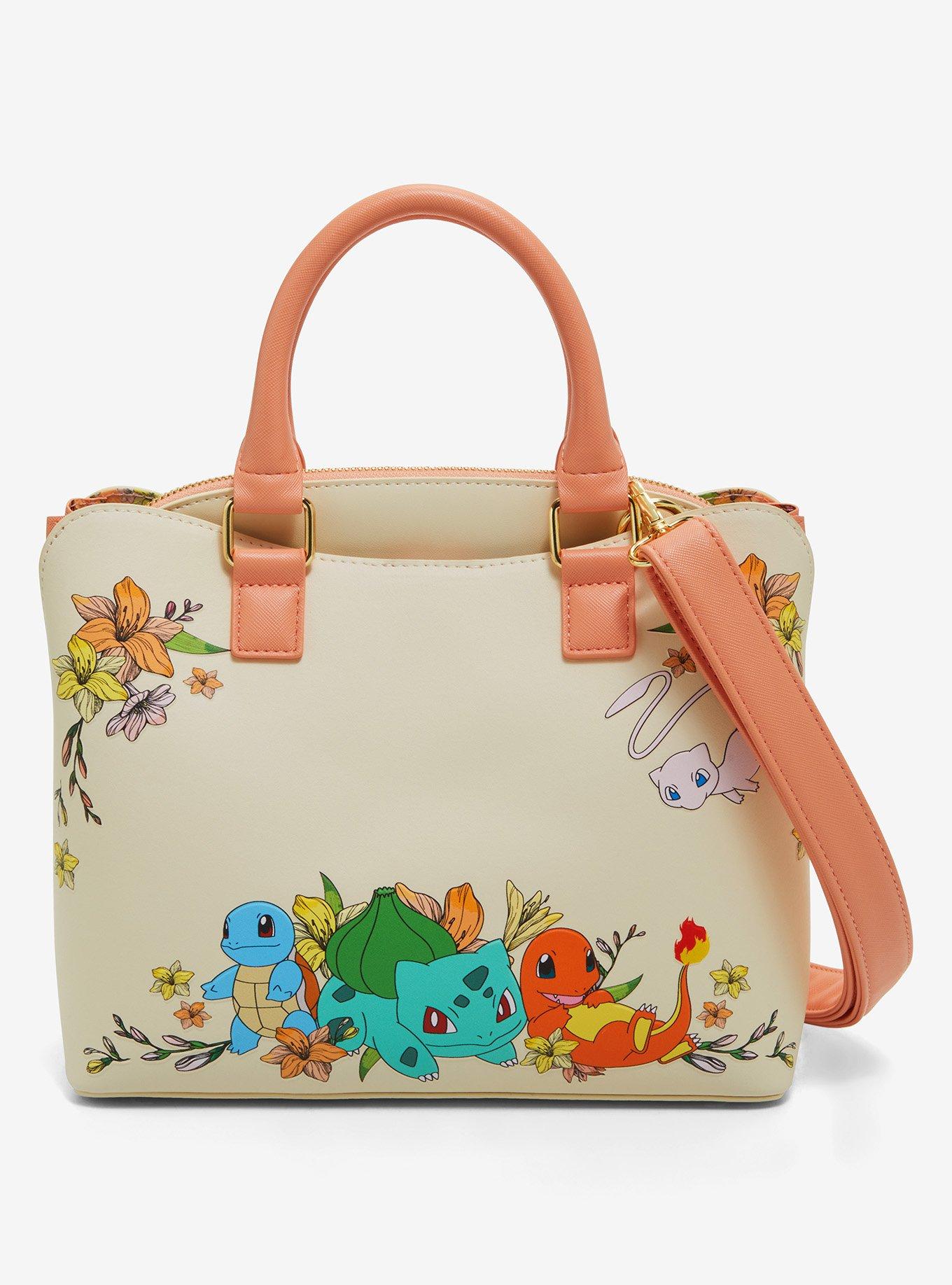 Loungefly Pokémon Group Portrait Floral Handbag - BoxLunch Exclusive, , hi-res