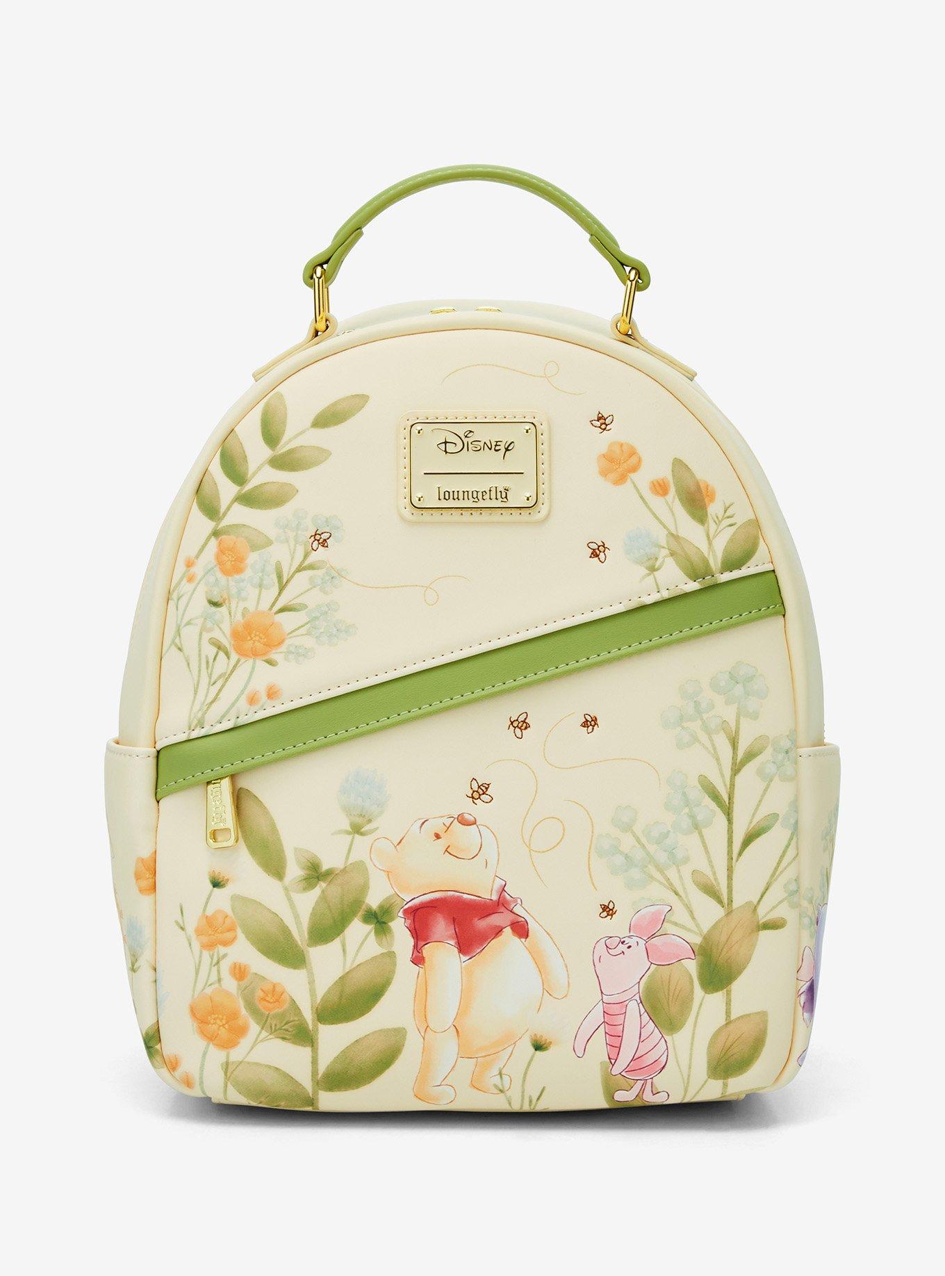 Loungefly Disney Winnie the Pooh Piglet & Pooh Bear Botanical Mini Backpack - BoxLunch Exclusive, , hi-res