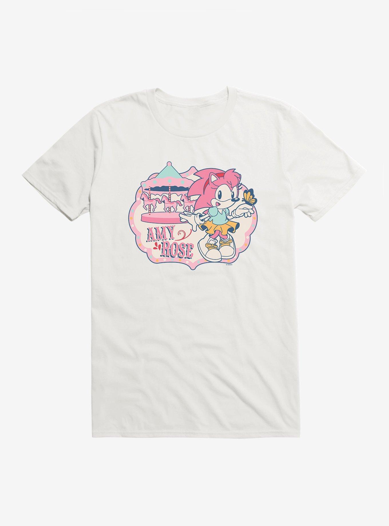 Sonic The Hedgehog Amy Rose T-Shirt, WHITE, hi-res